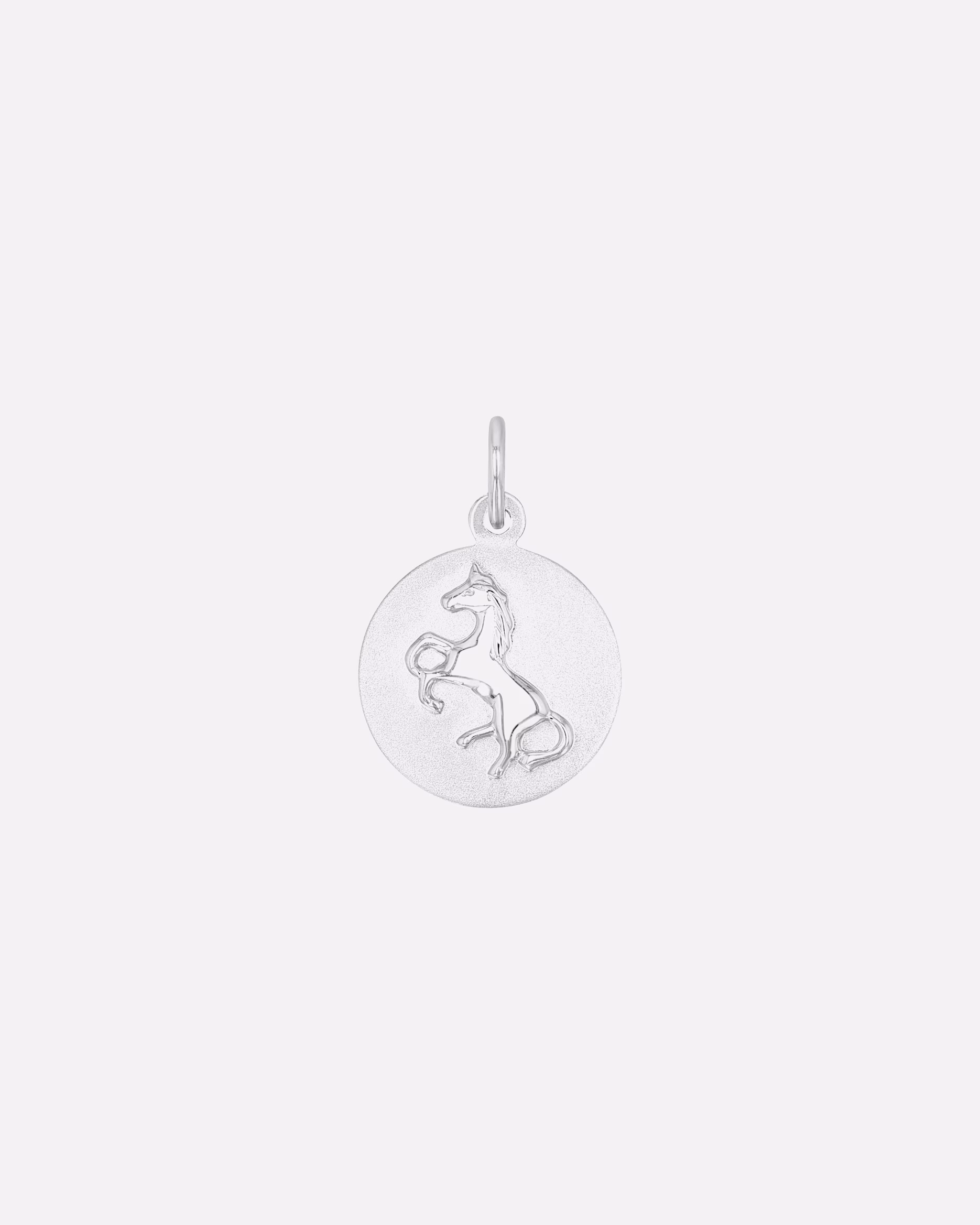 amor pendant motif pendant for women, 925 sterling silver | Horse