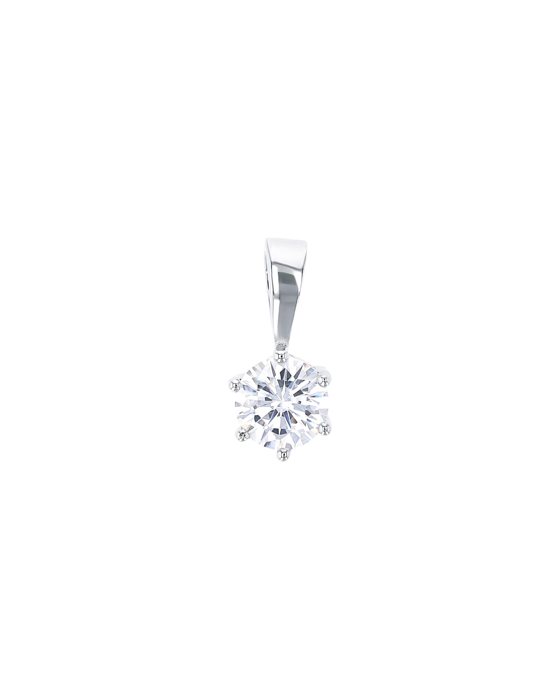 amor pendant motif pendant for women, 925 sterling silver, zirconia synth.