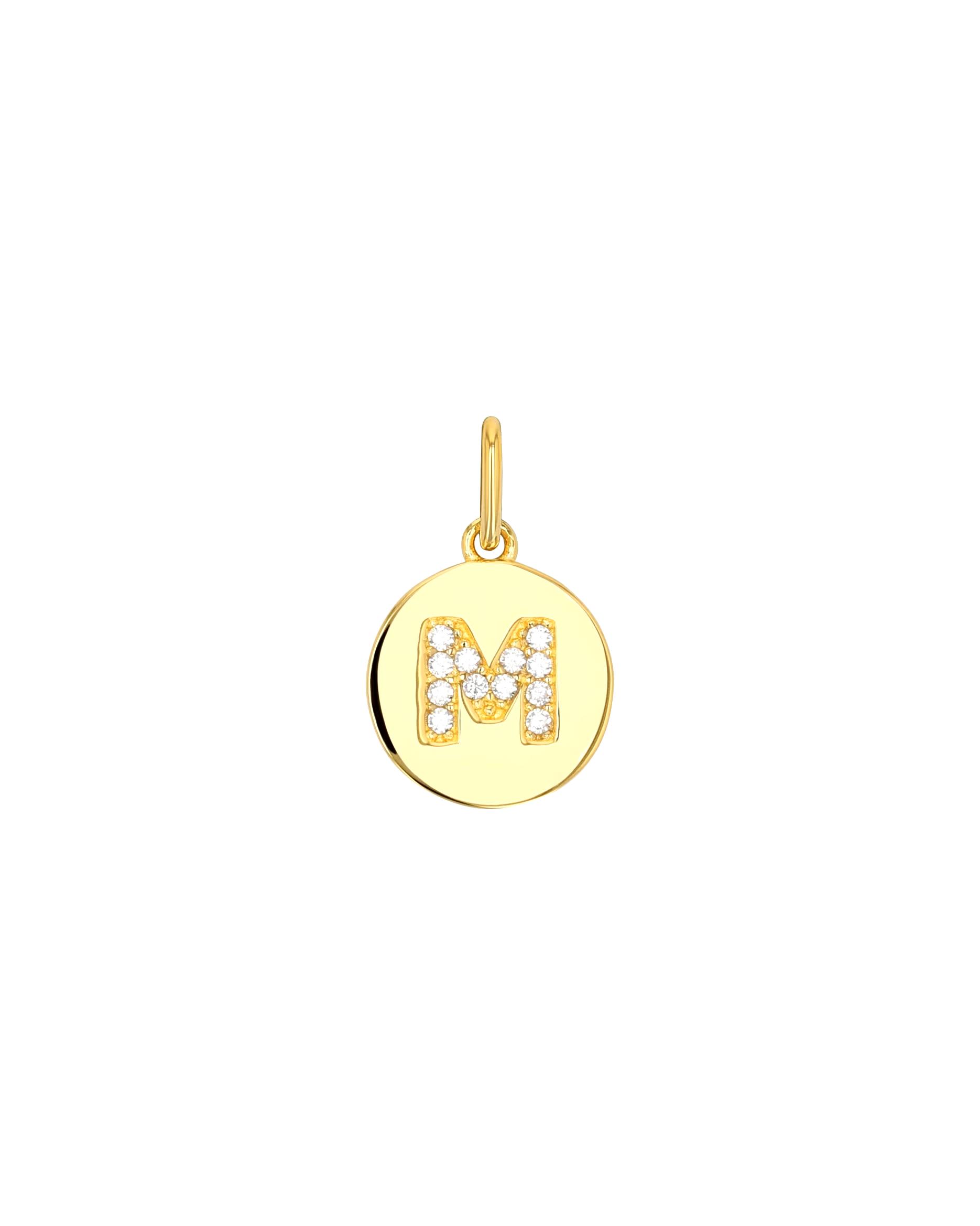amor pendant motif pendant for women, 925 sterling silver, synthetic zirconia | letter