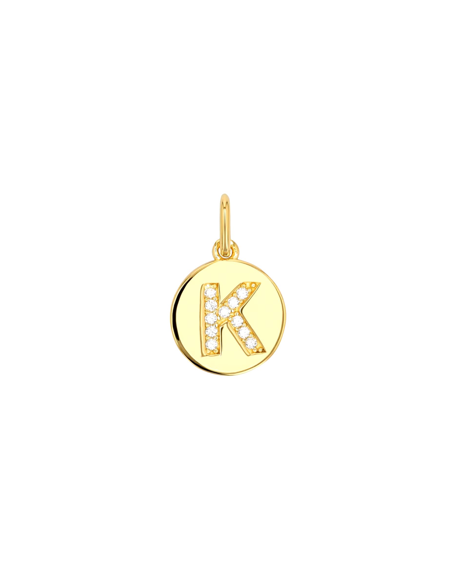 amor pendant motif pendant for women, 925 sterling silver, synthetic zirconia | letter