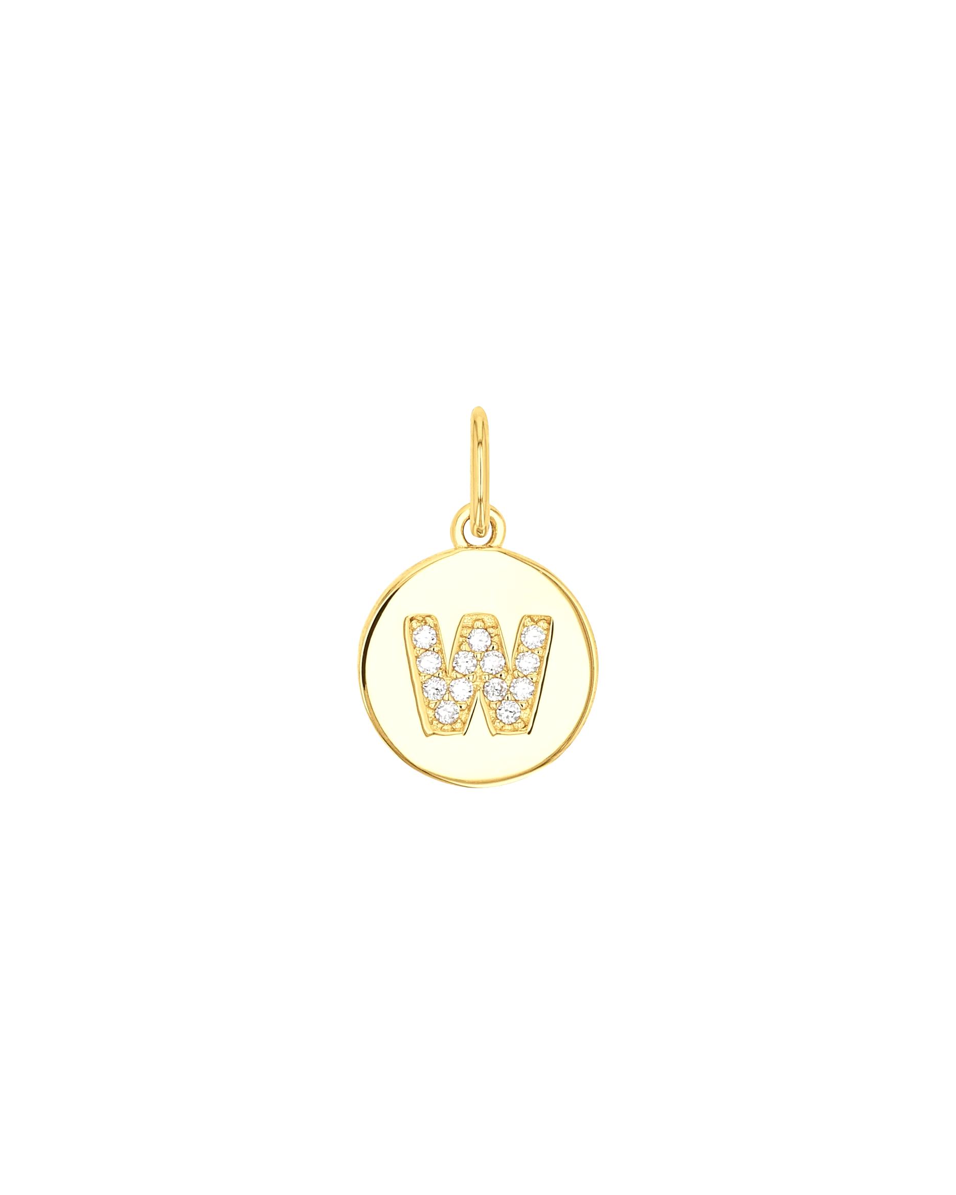 amor pendant motif pendant for women, 925 sterling silver, synthetic zirconia | letter
