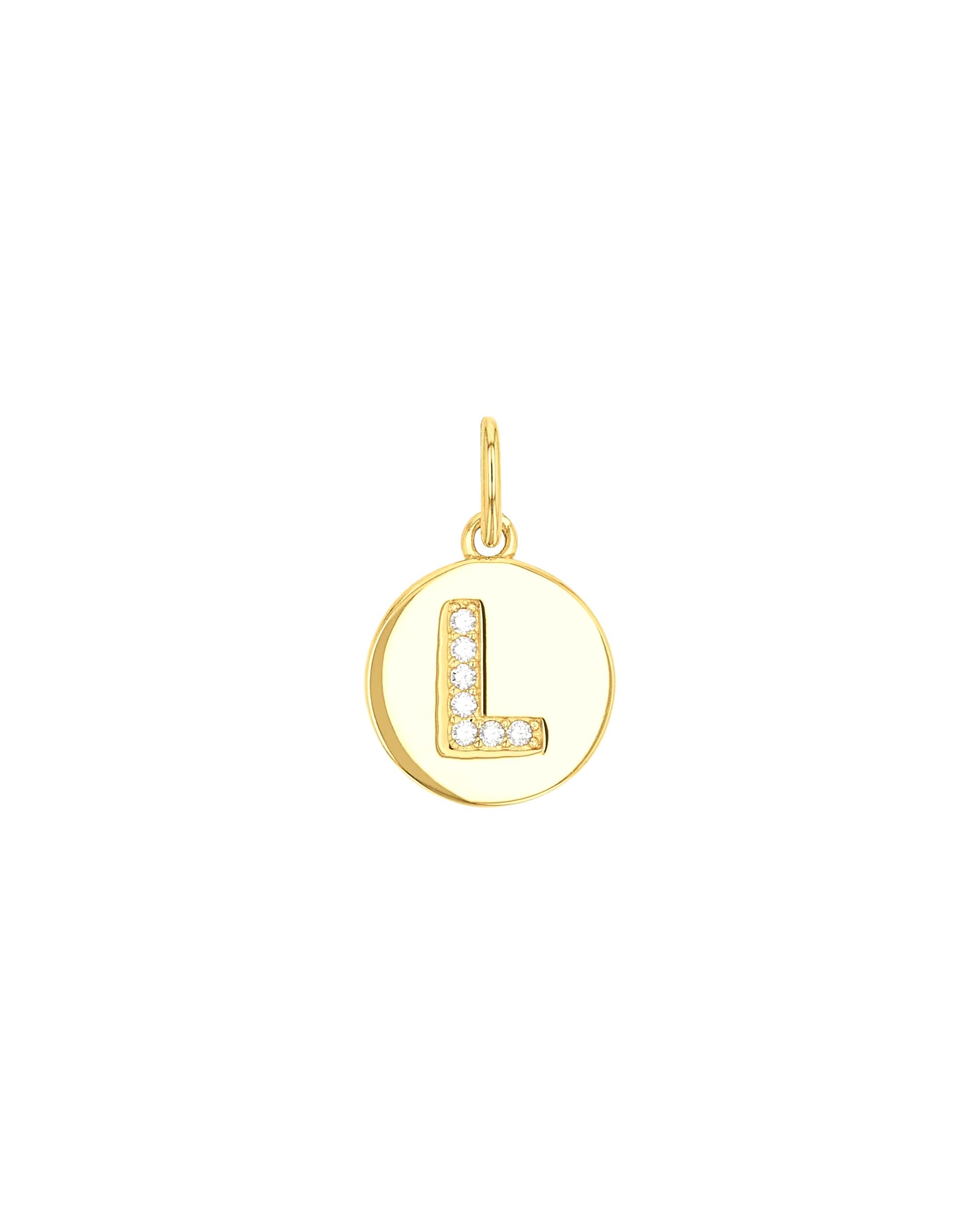 amor pendant motif pendant for women, 925 sterling silver, synthetic zirconia | letter