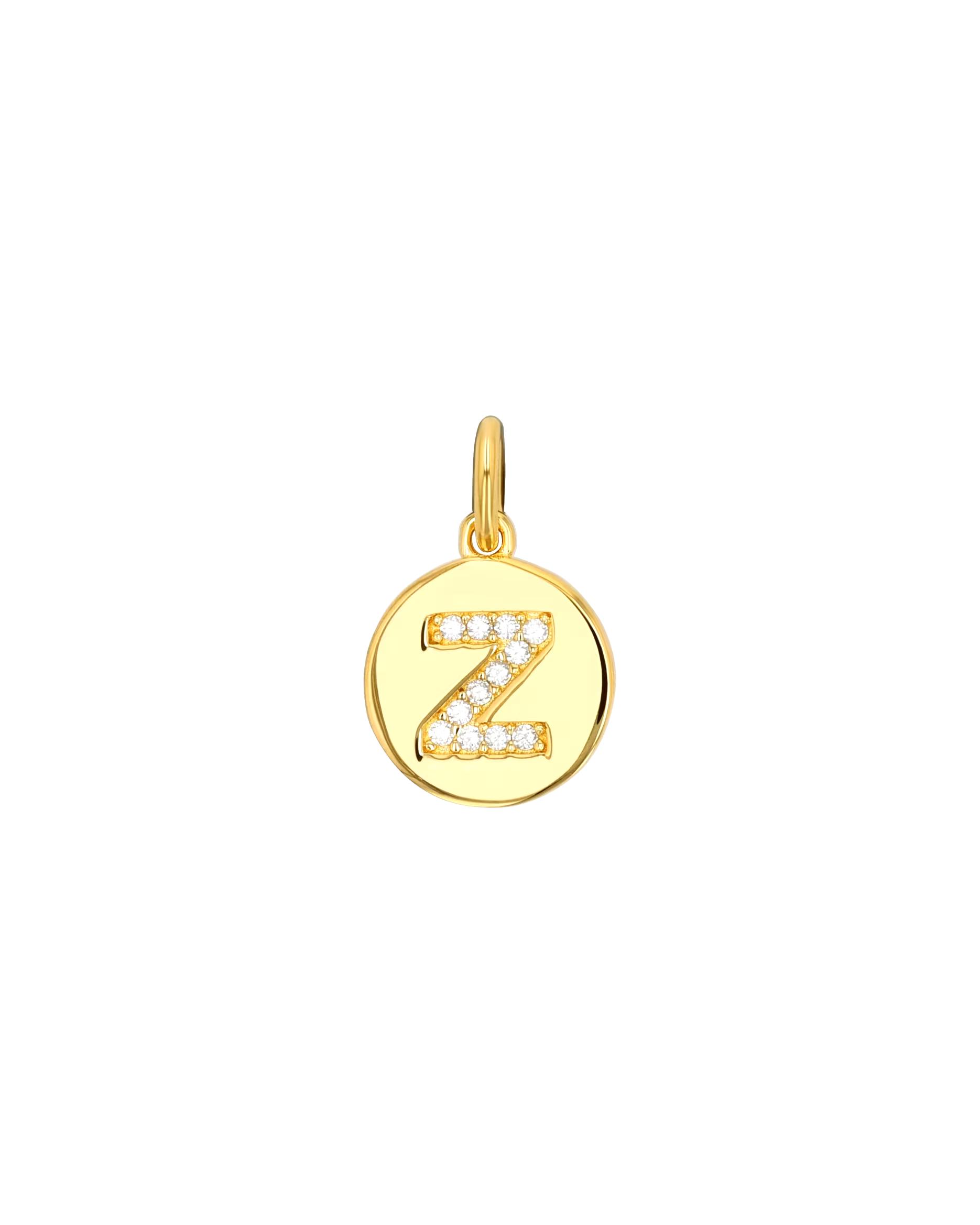 amor pendant motif pendant for women, 925 sterling silver, synthetic zirconia | letter