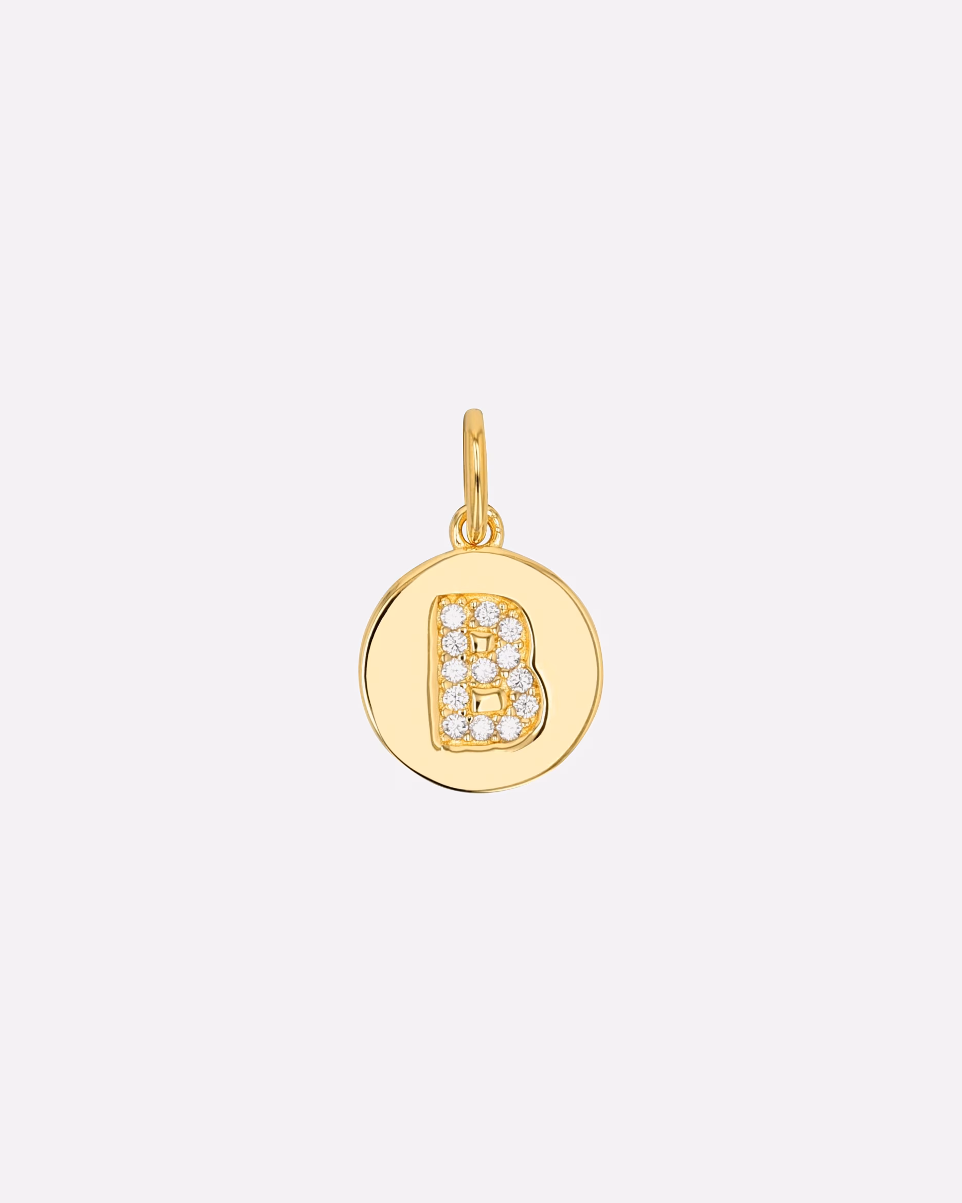 amor pendant motif pendant for women, 925 sterling silver, synthetic zirconia | letter