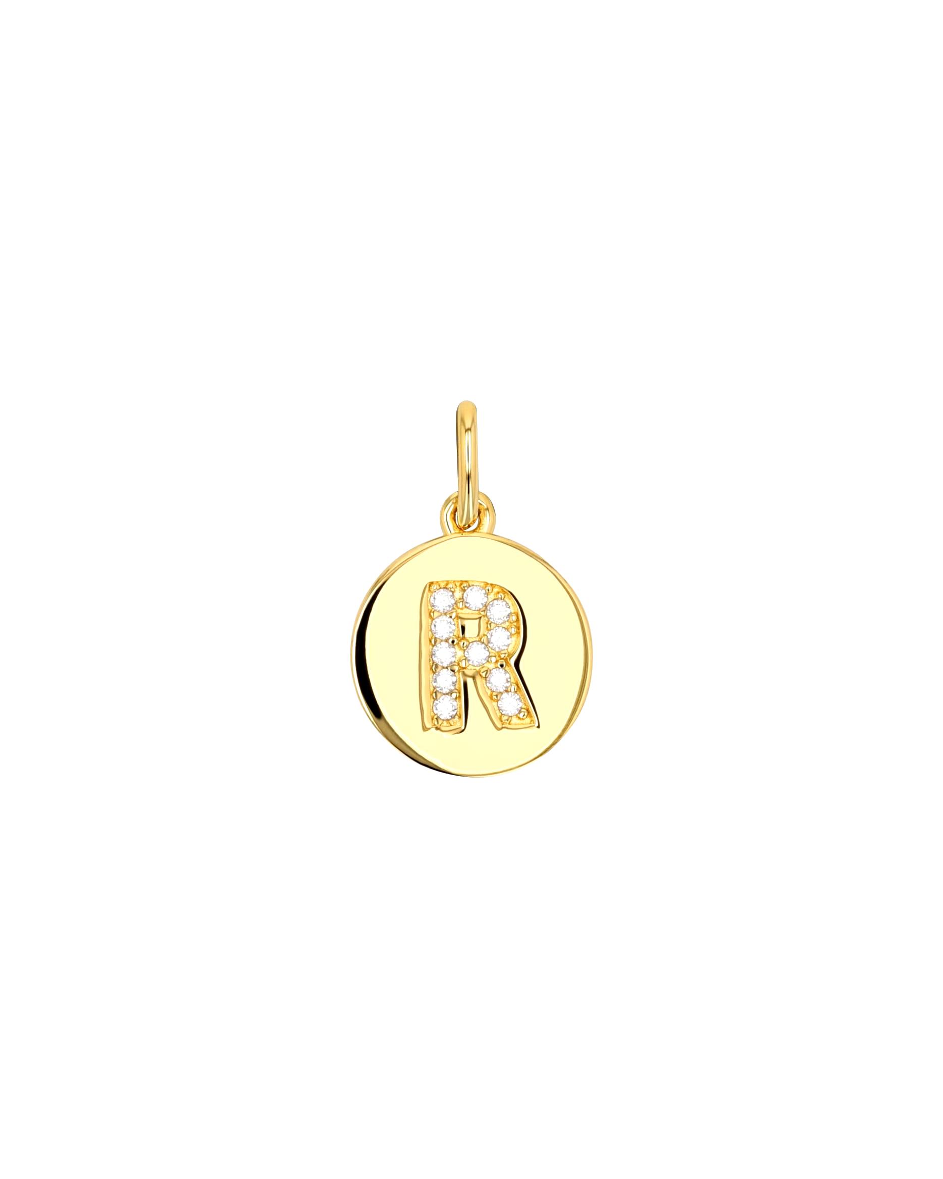 amor pendant motif pendant for women, 925 sterling silver, synthetic zirconia | letter