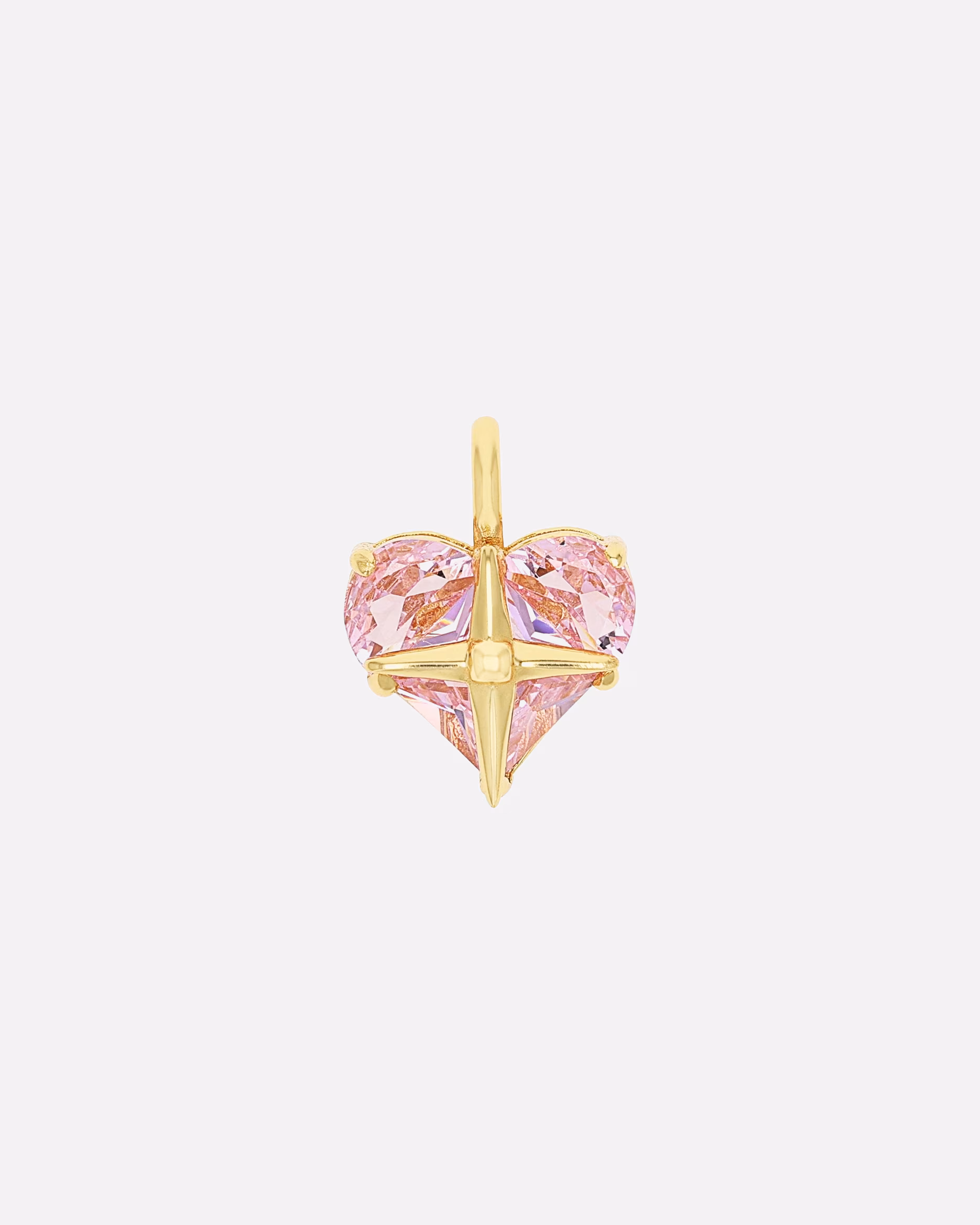amor pendant motif pendant for women, 925 sterling silver, synthetic zirconia | Heart