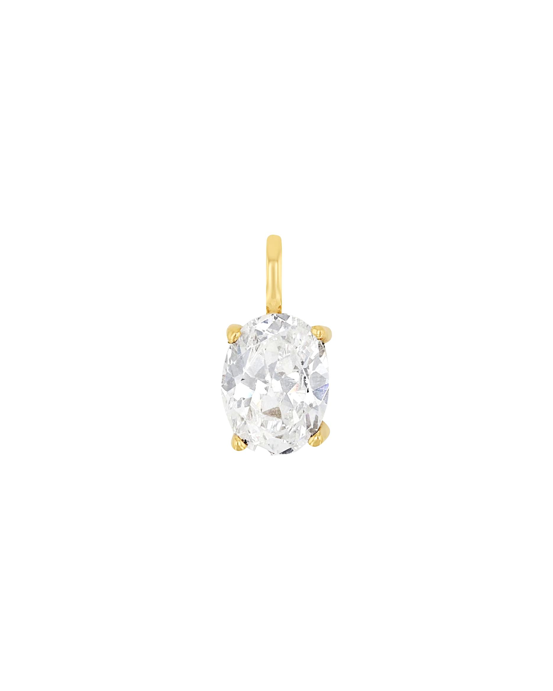 amor pendant motif pendant for women, 375 gold, zirconia synth.
