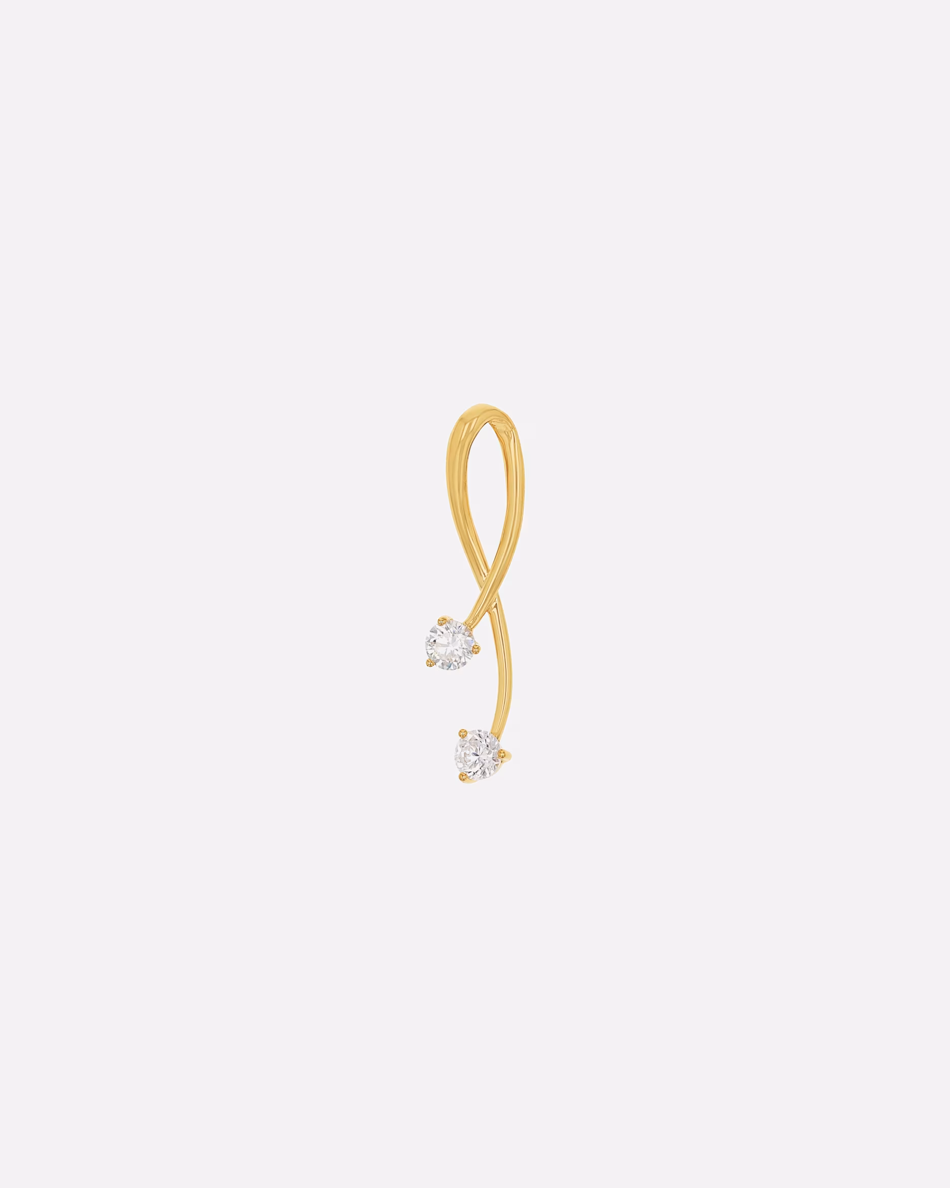 amor pendant motif pendant for women, 375 gold, zirconia synth.