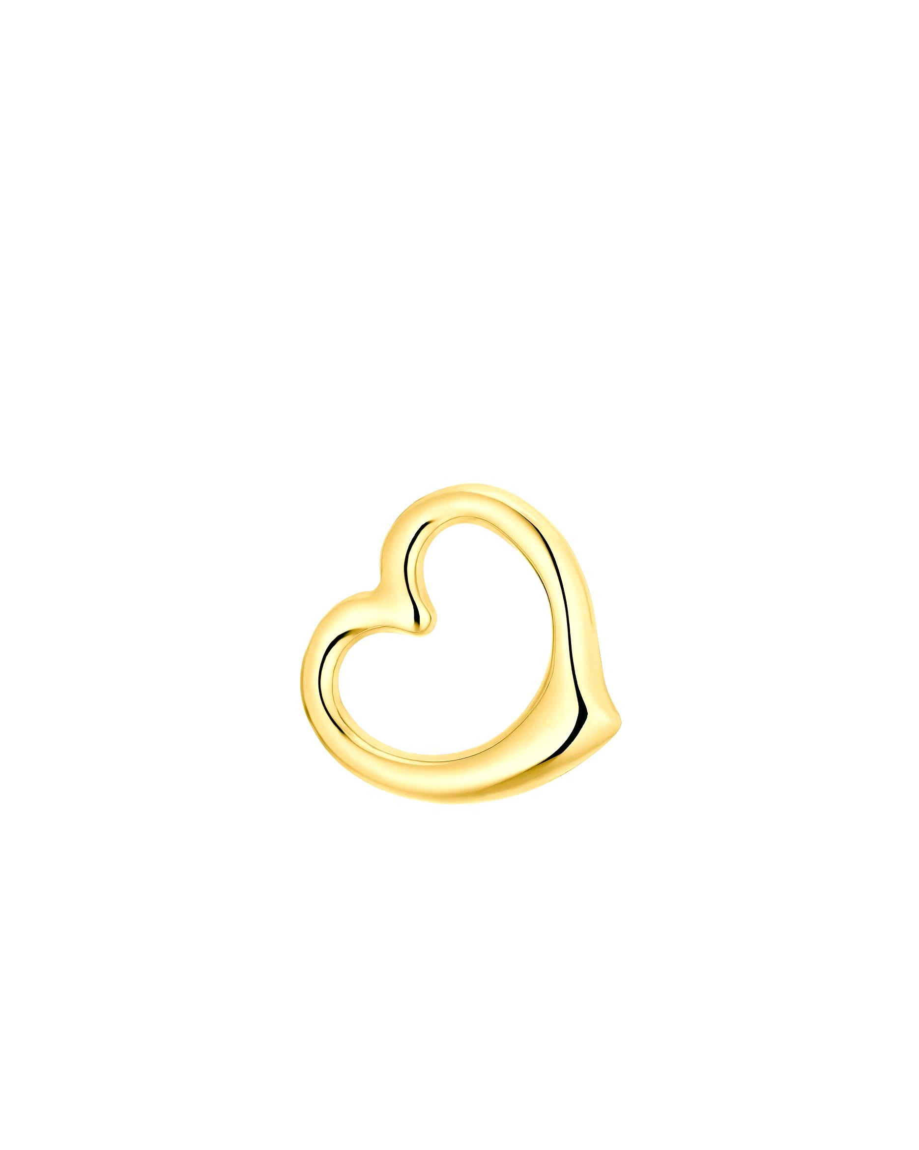amor pendant motif pendant for women, gold 585 | Heart