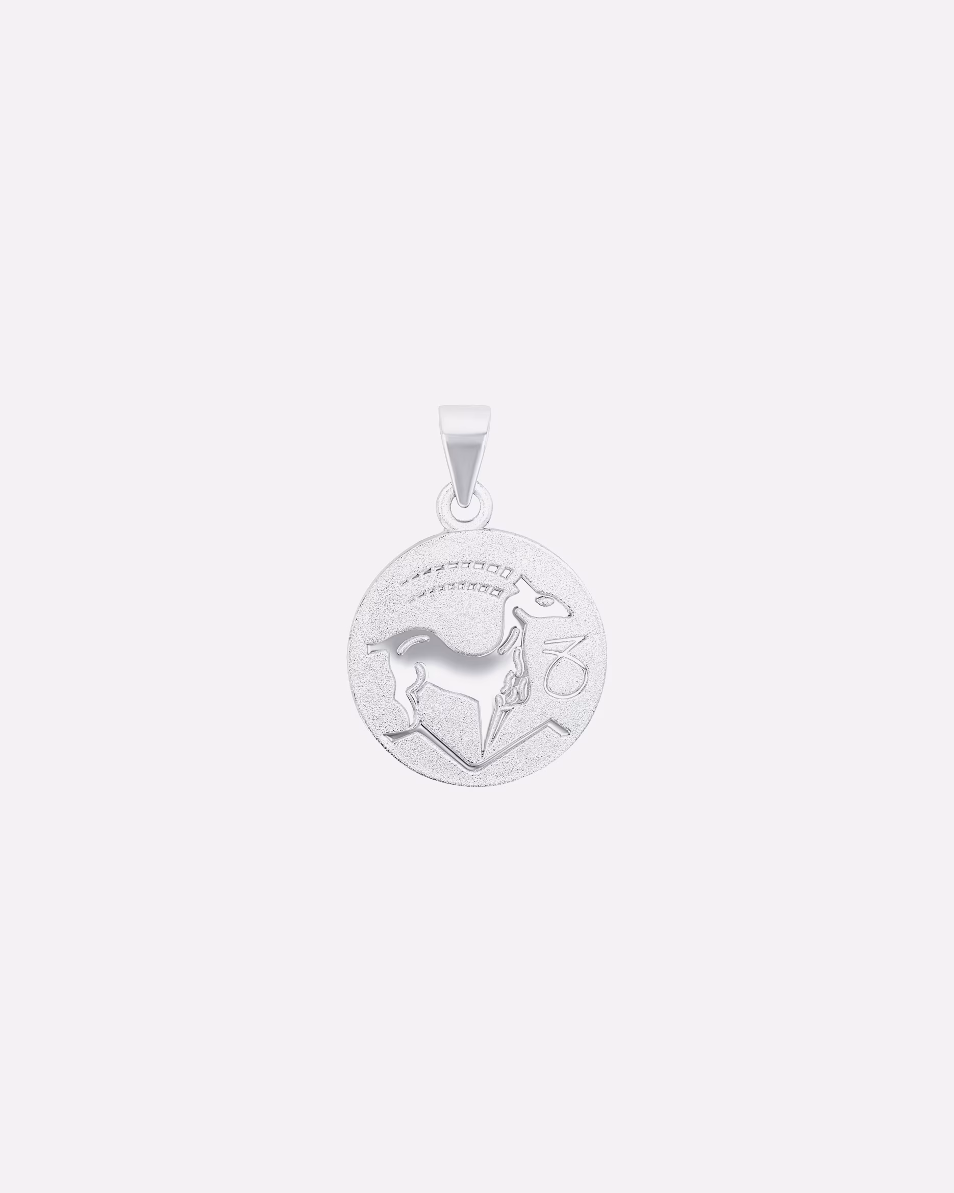 amor pendant motif pendant for men and women, unisex, 925 sterling silver | Capricorn