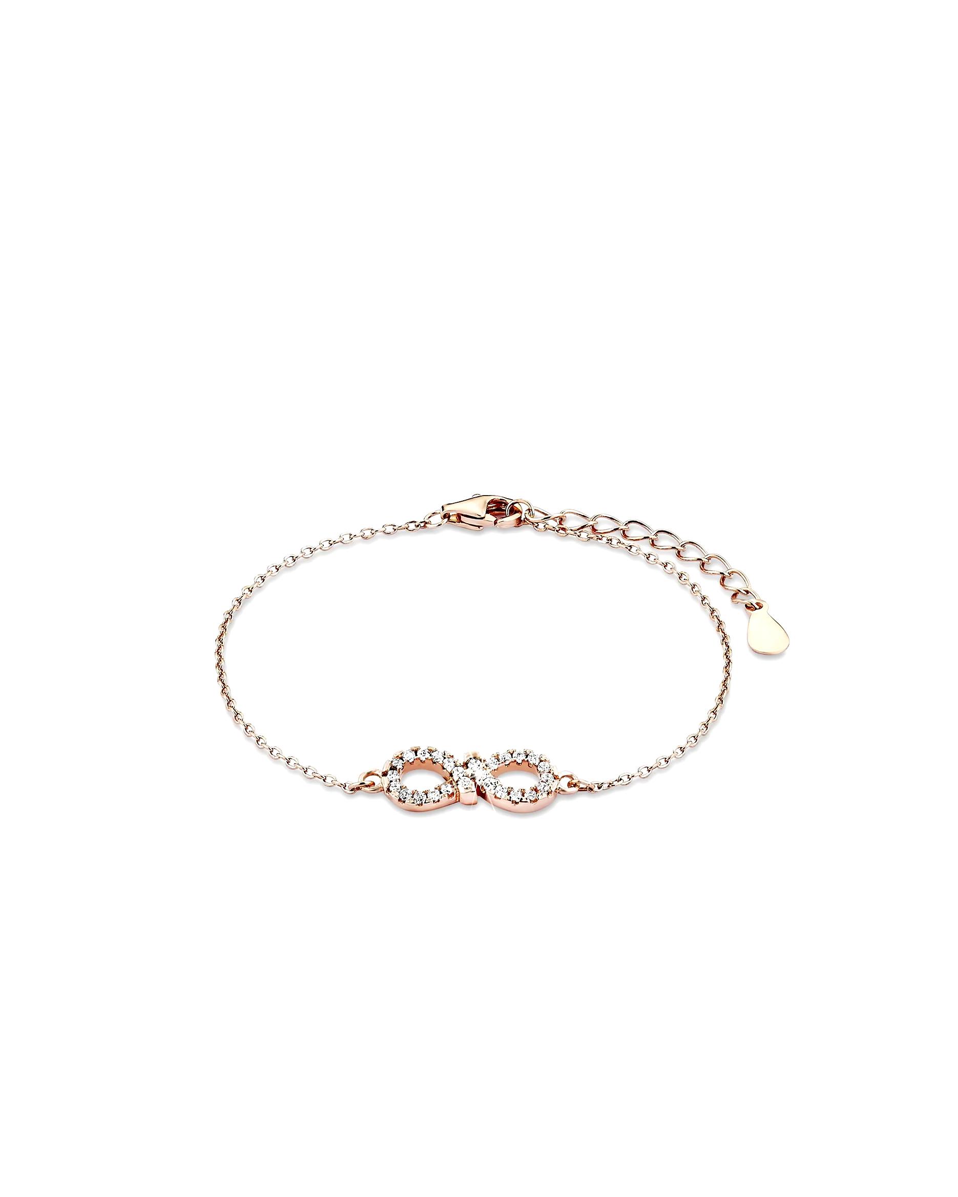 amor bracelet bracelet for women, 925 sterling silver, zirconia synth. | Infinity