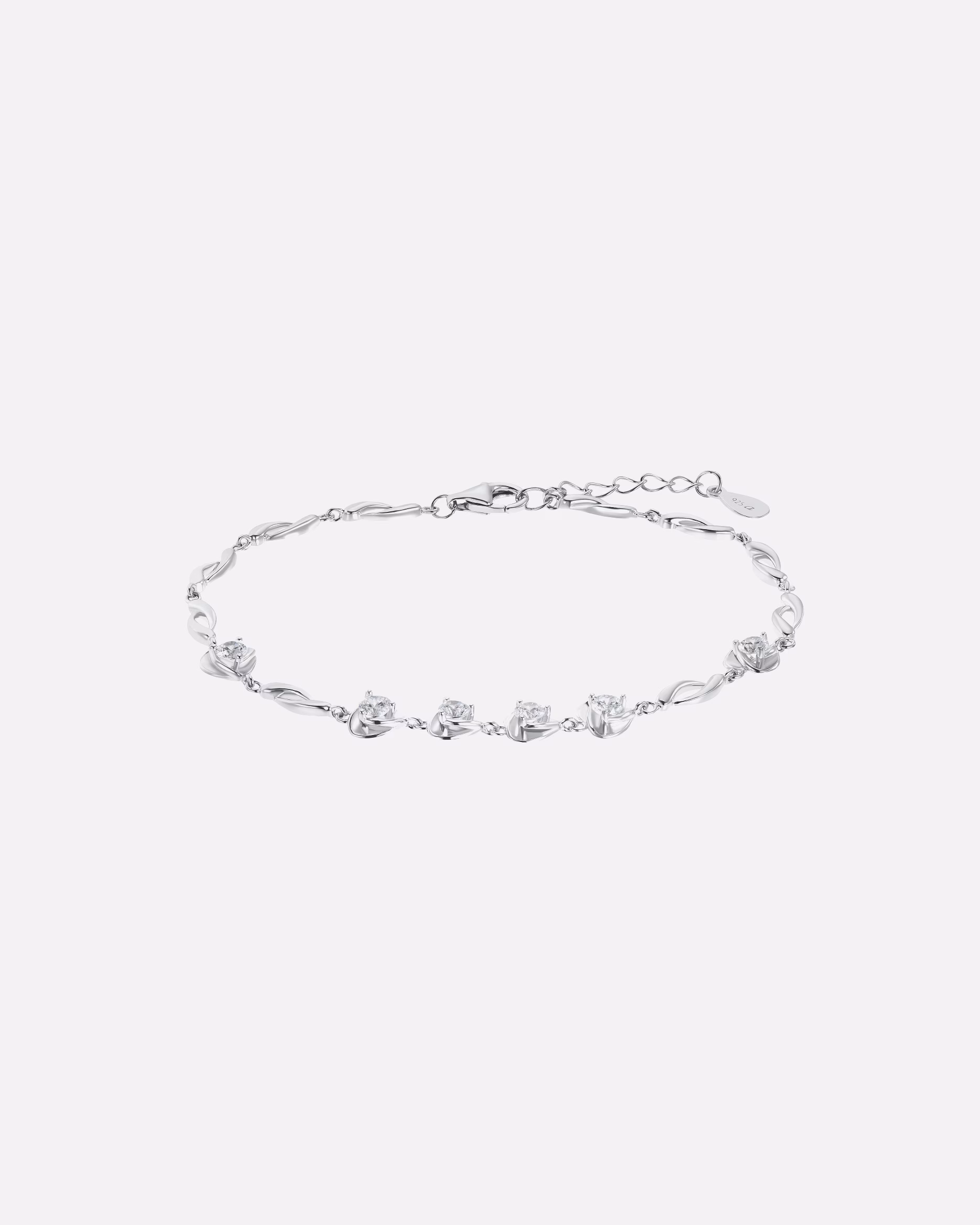 amor bracelet bracelet for women, 925 sterling silver, zirconia synth.