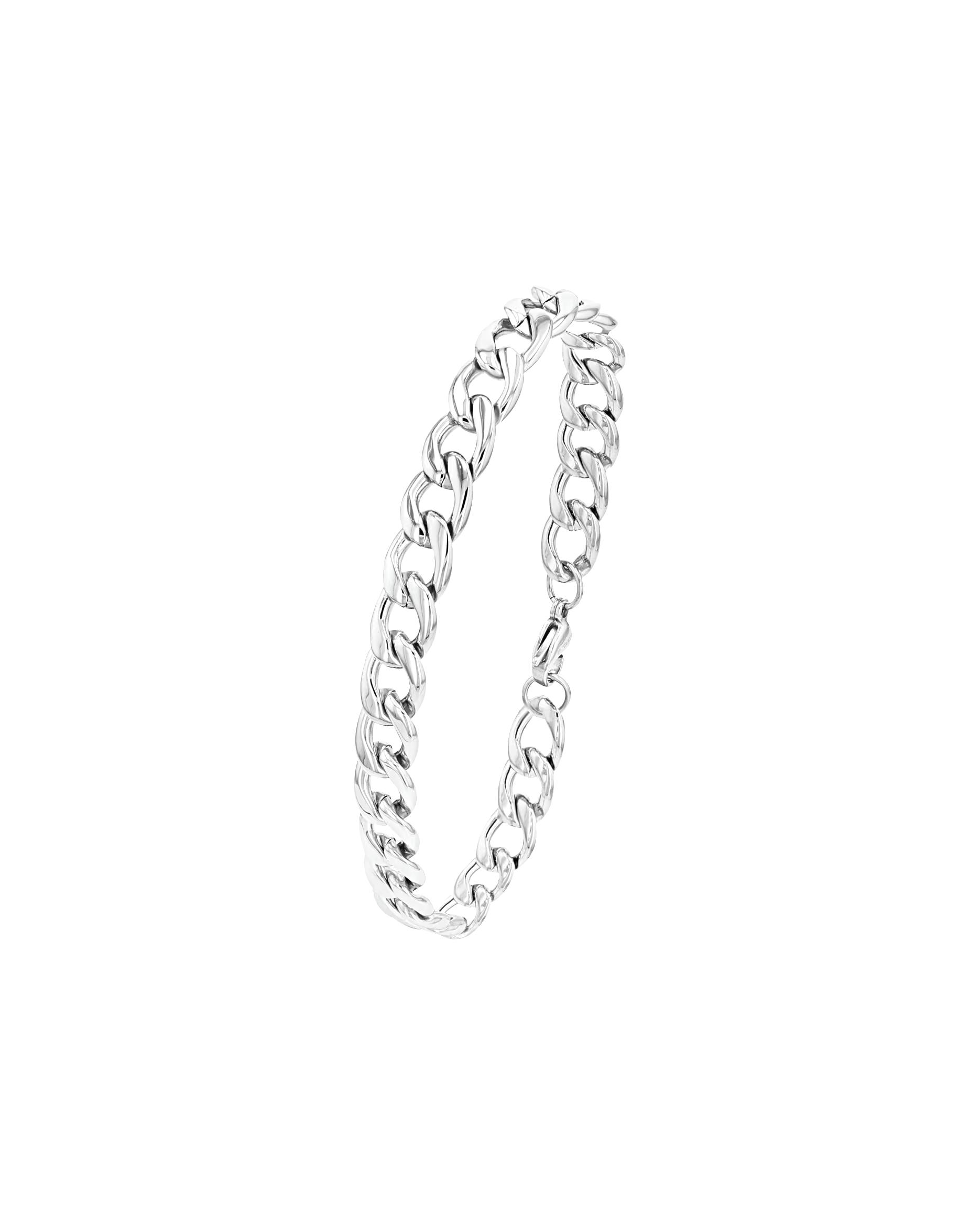 amor bracelet bracelet for men, stainless steel Silber