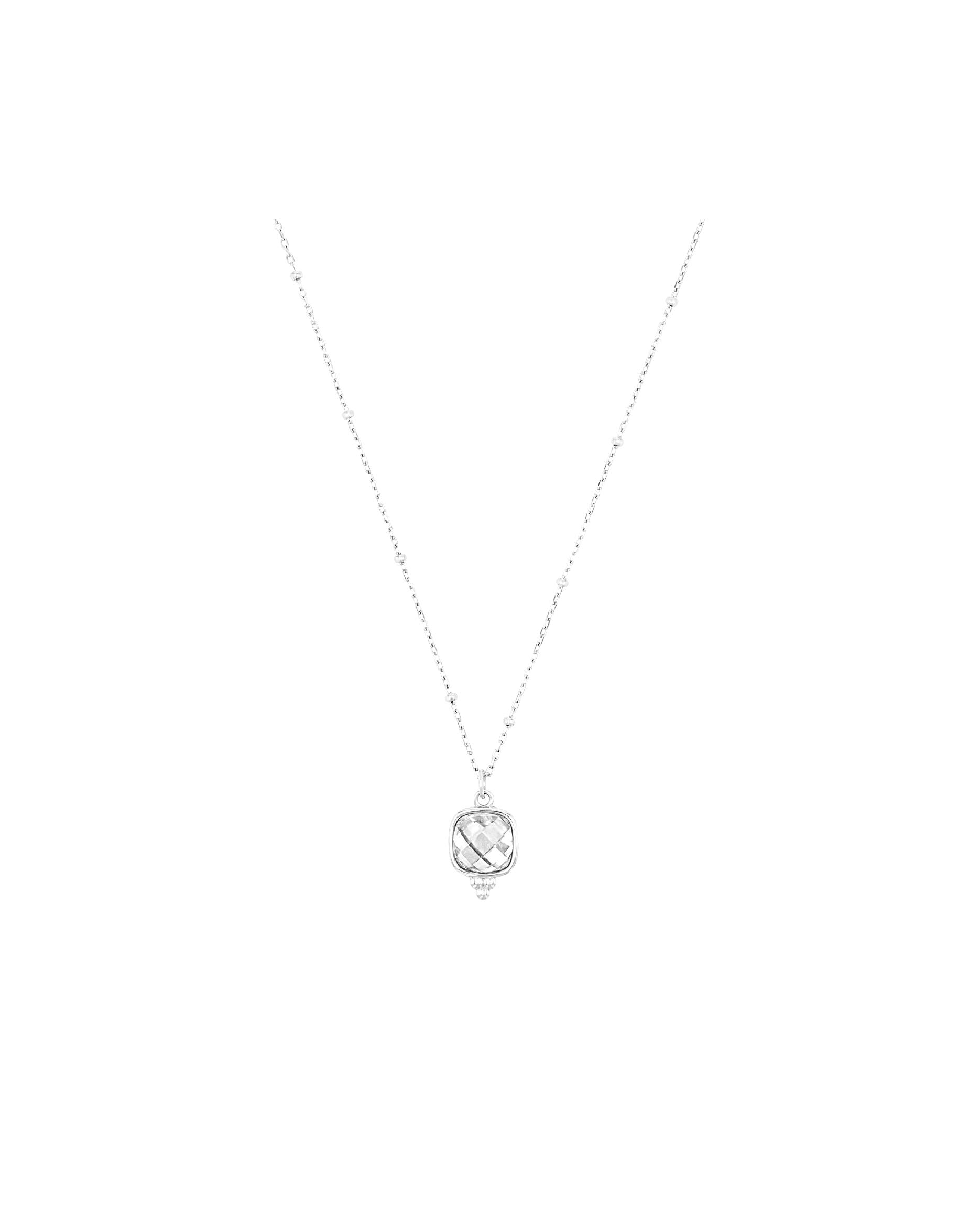 amor necklace chain with pendant for women, 925 sterling silver, zirconia synth.