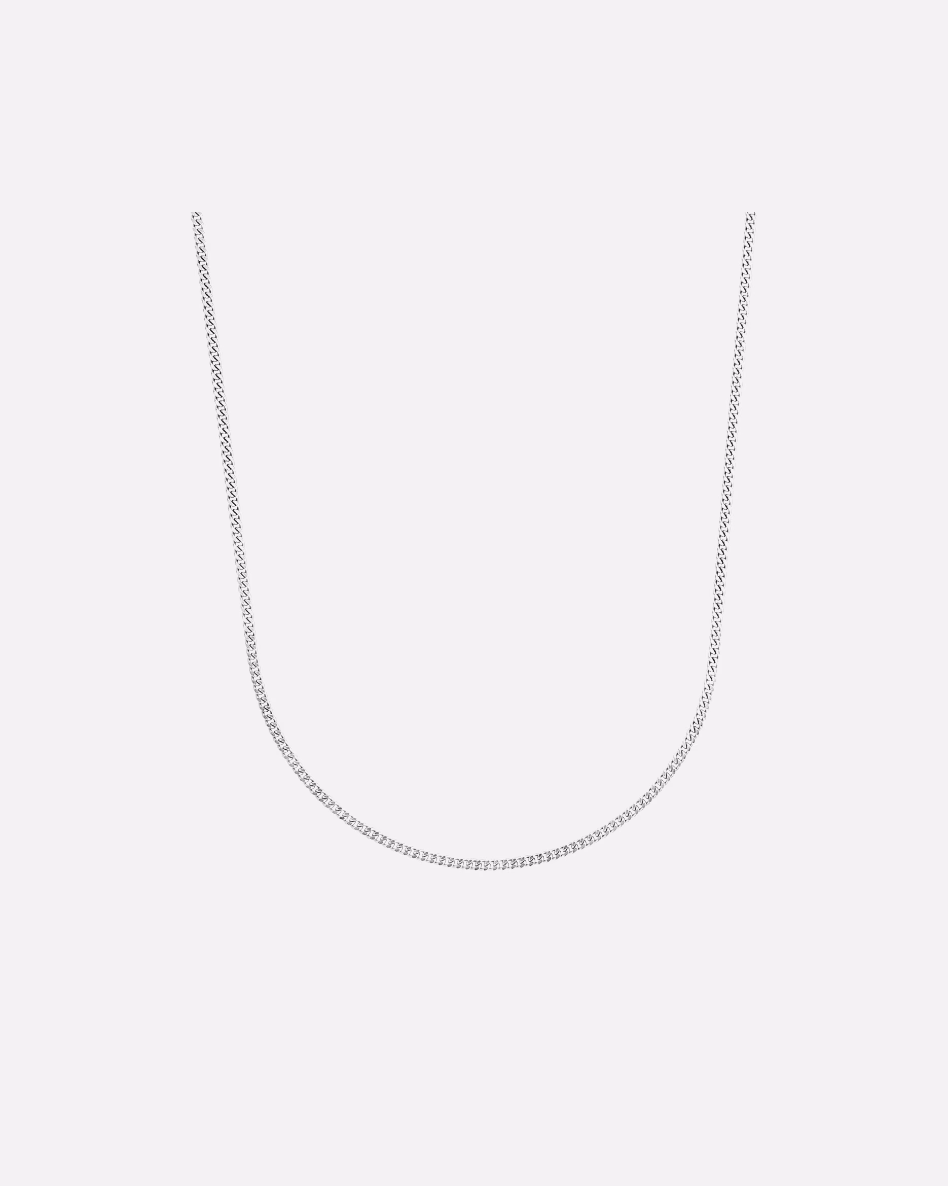 amor chain necklace for men and women, unisex, 925 sterling silver
