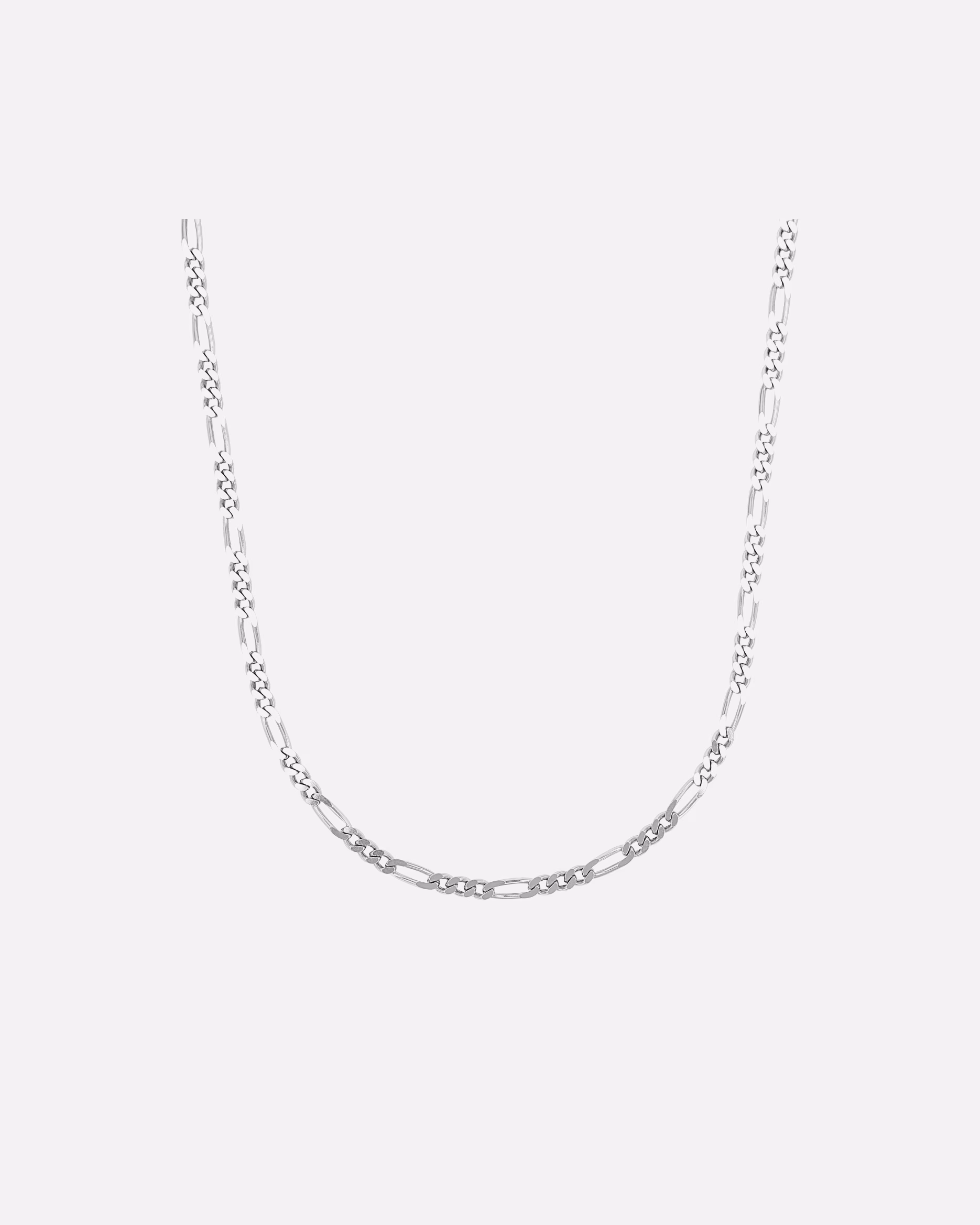 amor chain necklace for men and women, unisex, 925 sterling silver