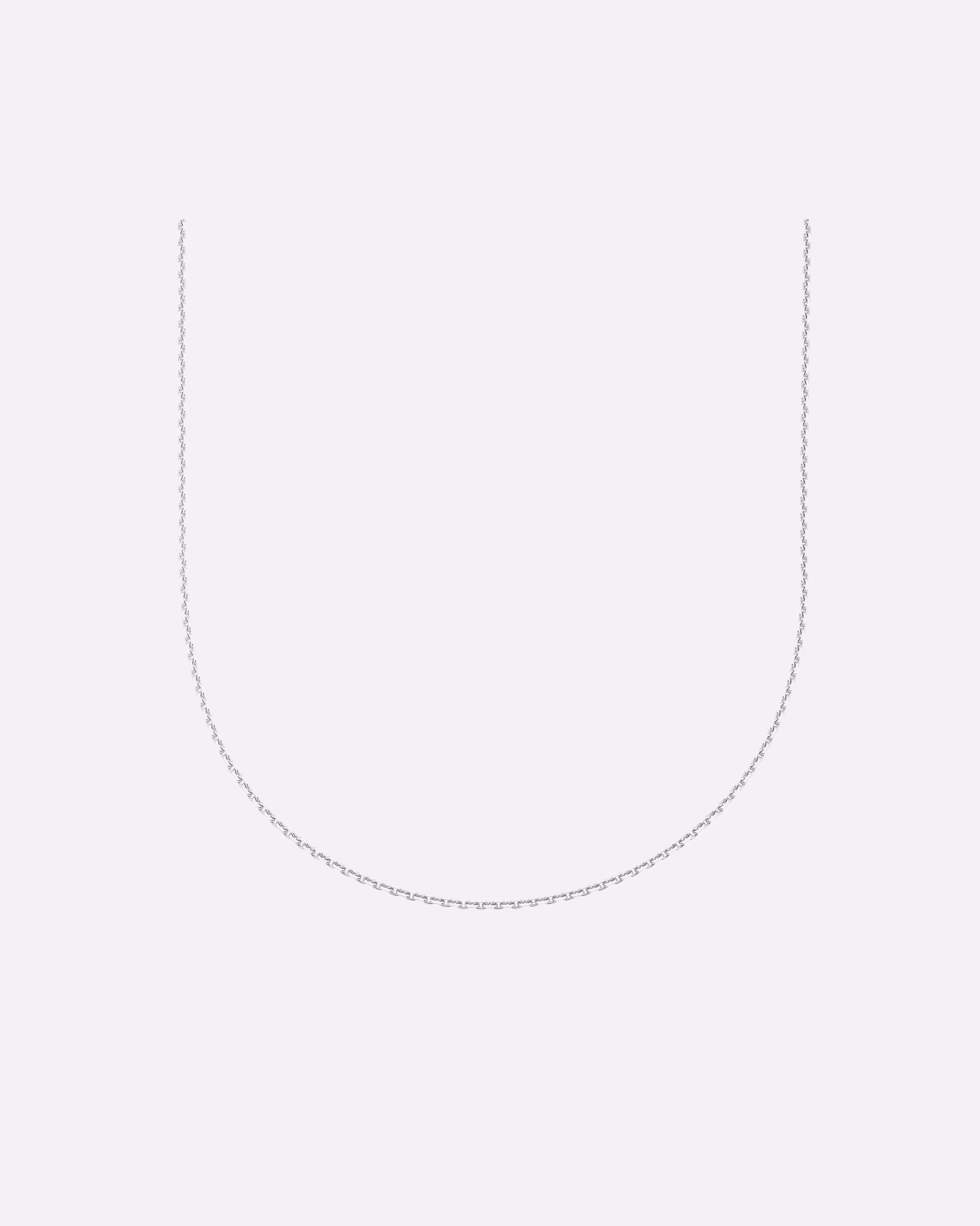 amor chain necklace for men and women, unisex, 925 sterling silver