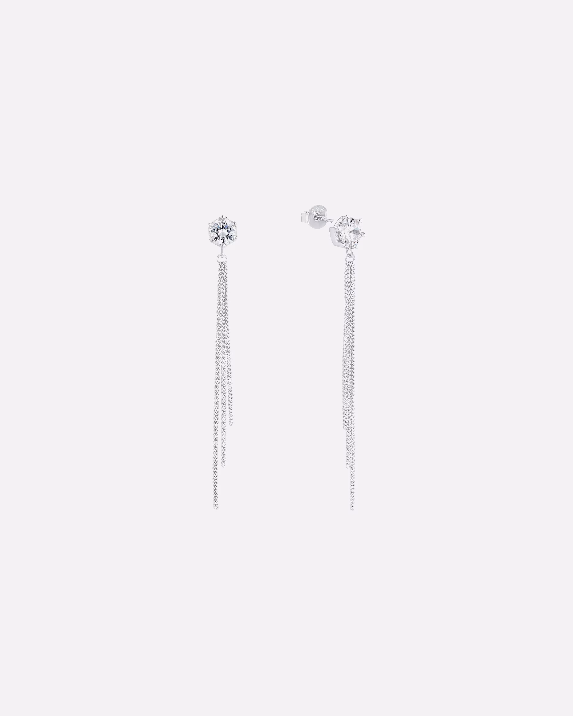amor earring earrings for women, 925 sterling silver, zirconia synth. Silber