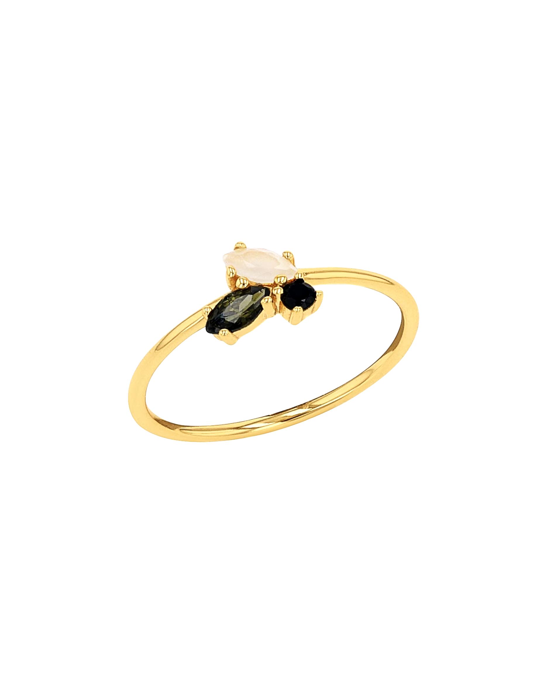 amor ring ring for women, 925 sterling silver, synthetic zirconia, glass