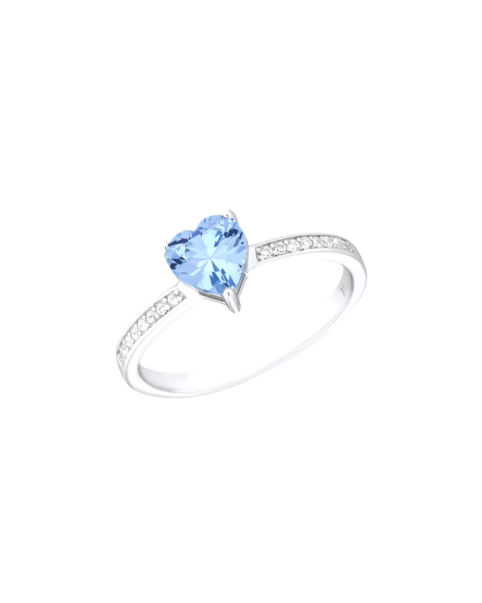 amor ring ring for women, 925 sterling silver, synthetic zirconia | Heart