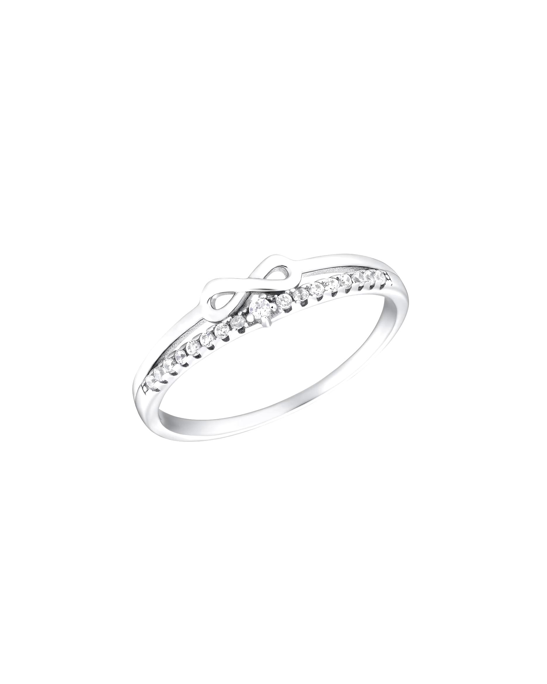 amor ring ring for women, 925 sterling silver, synthetic zirconia | Infinity