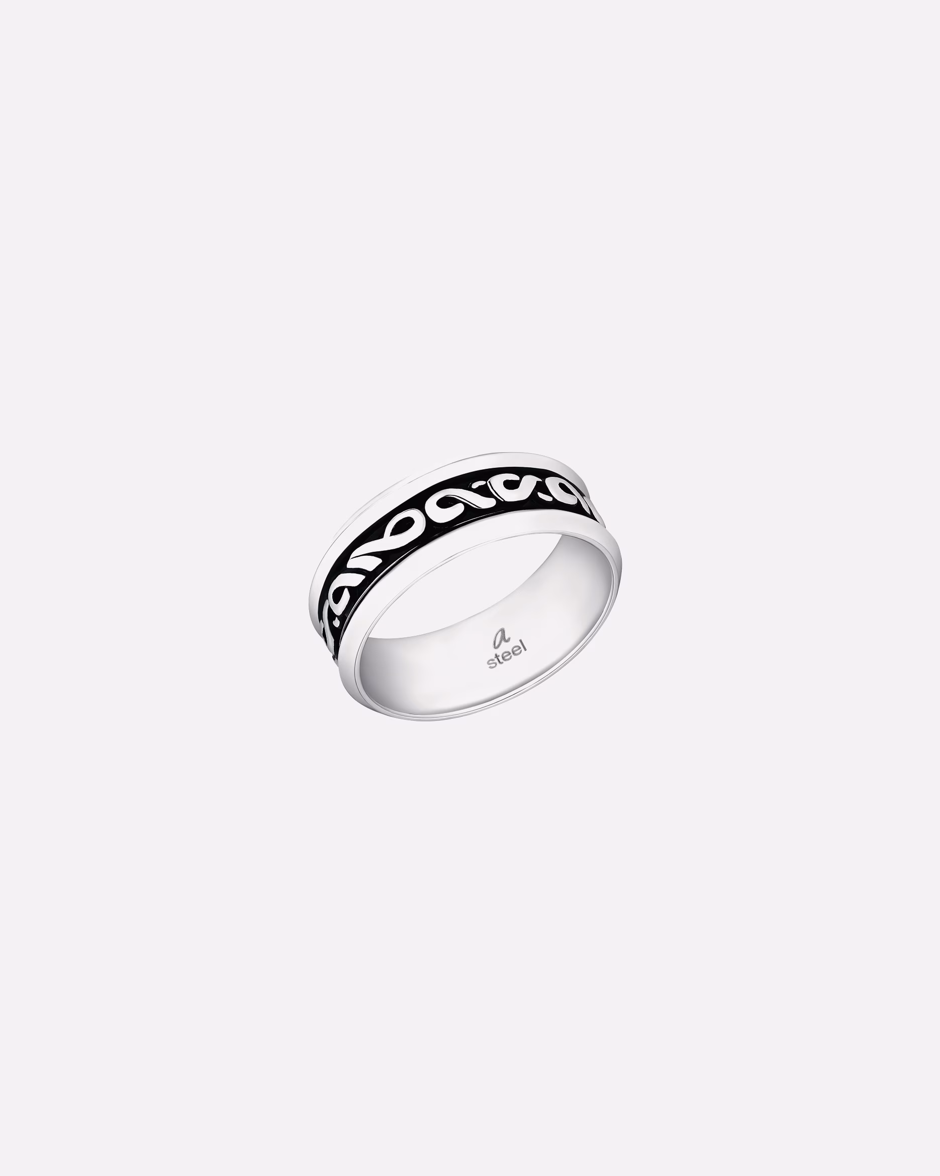 amor ring ring for men and women, unisex, stainless steel