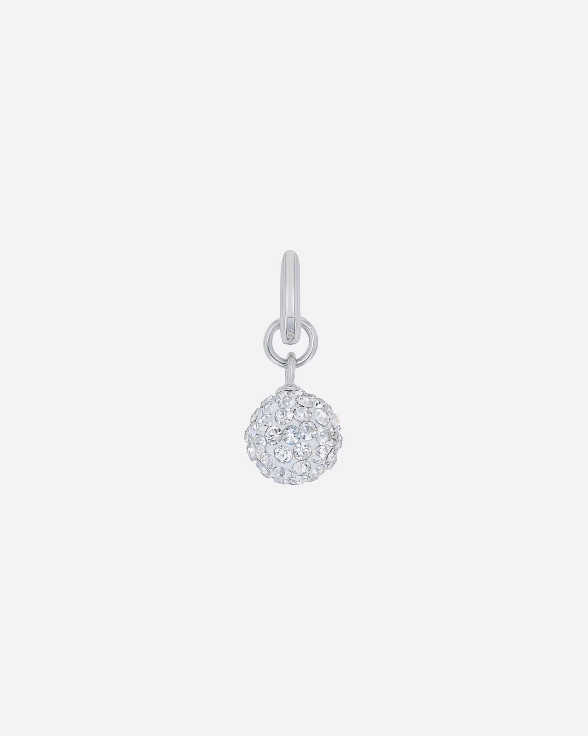 amor jewelry charm for women, 925 sterling silver, crystal glass