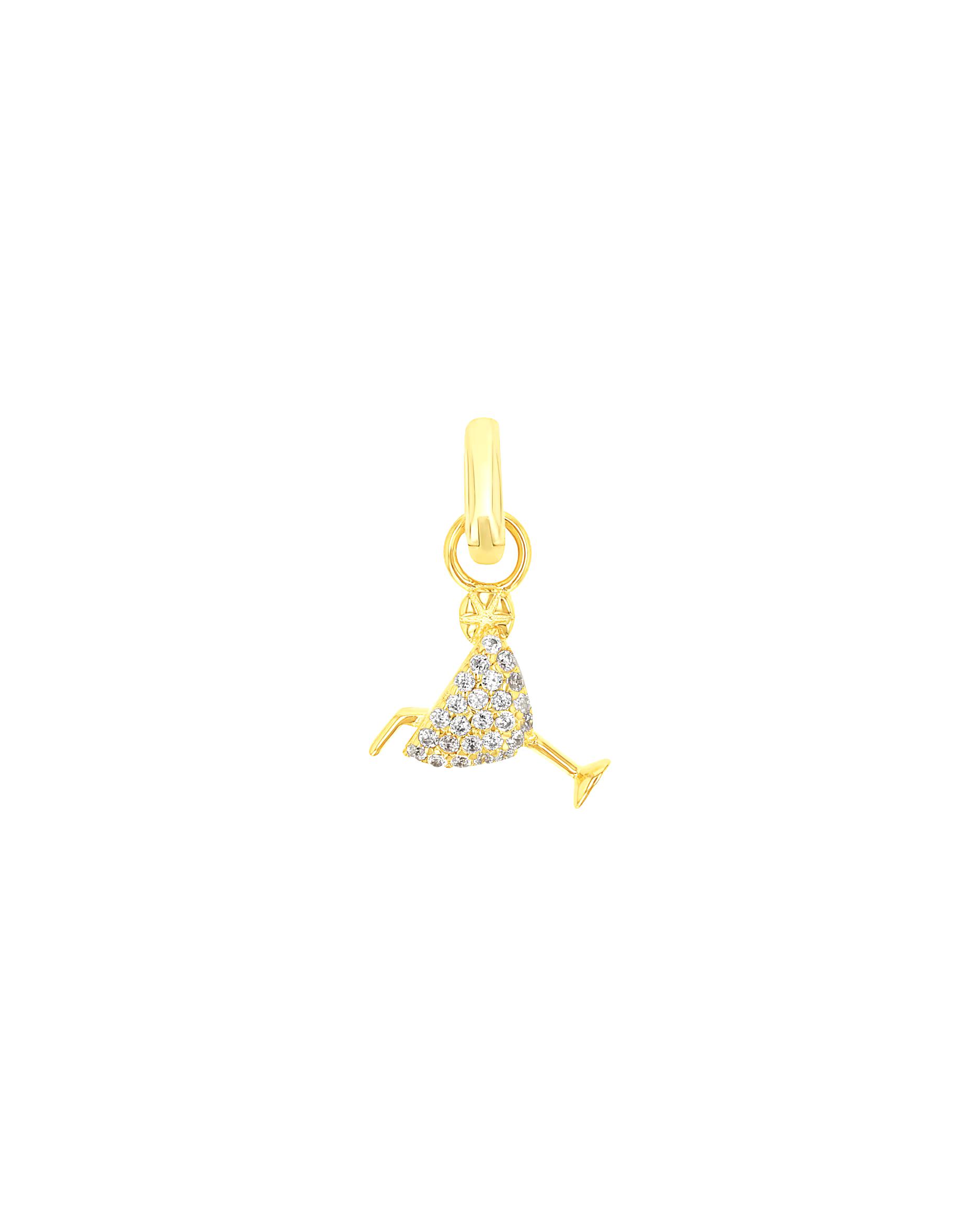 amor jewelry charm for women, 925 sterling silver, zirconia synth. | cocktail