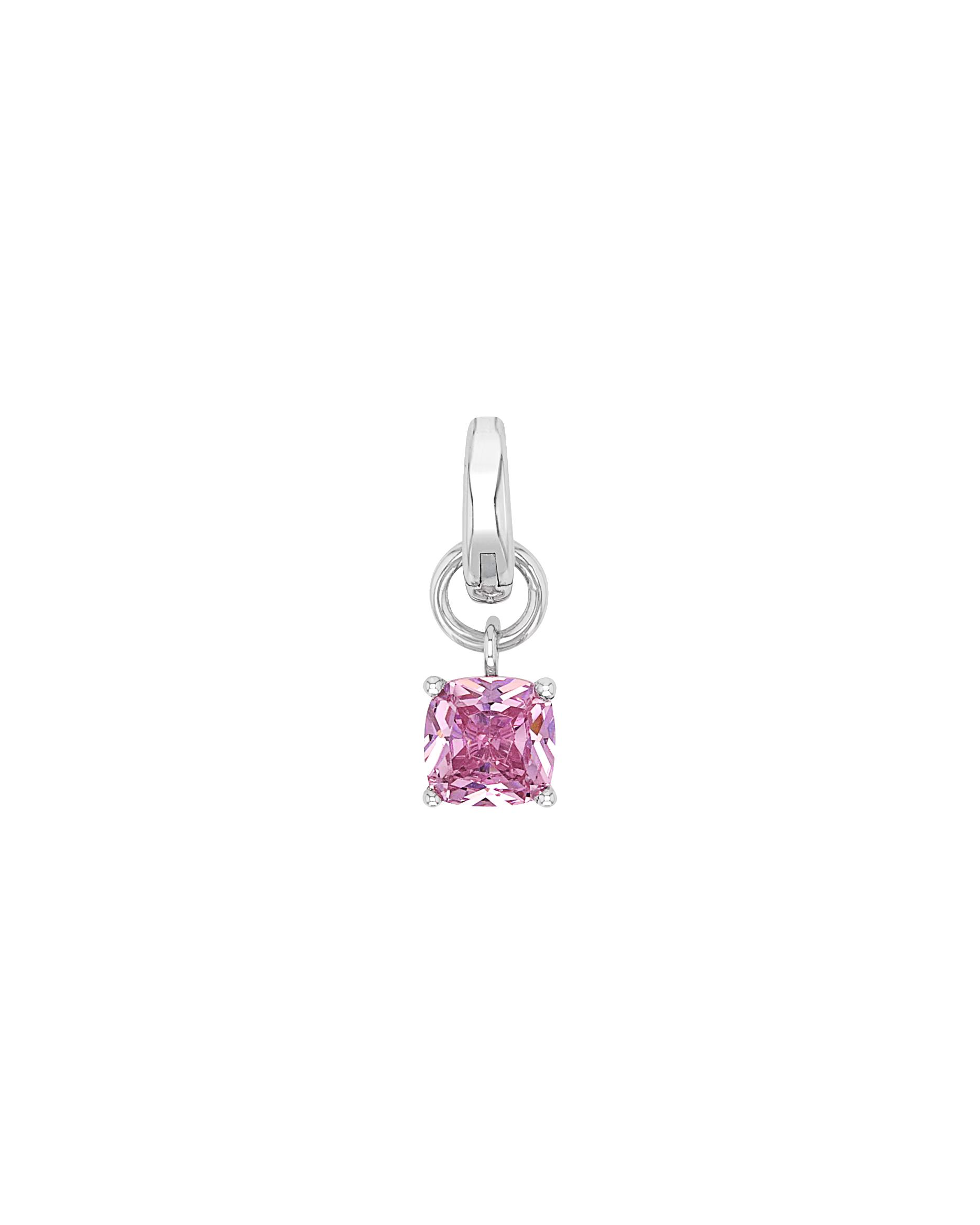 amor jewelry charm for women, 925 sterling silver, zirconia synth.