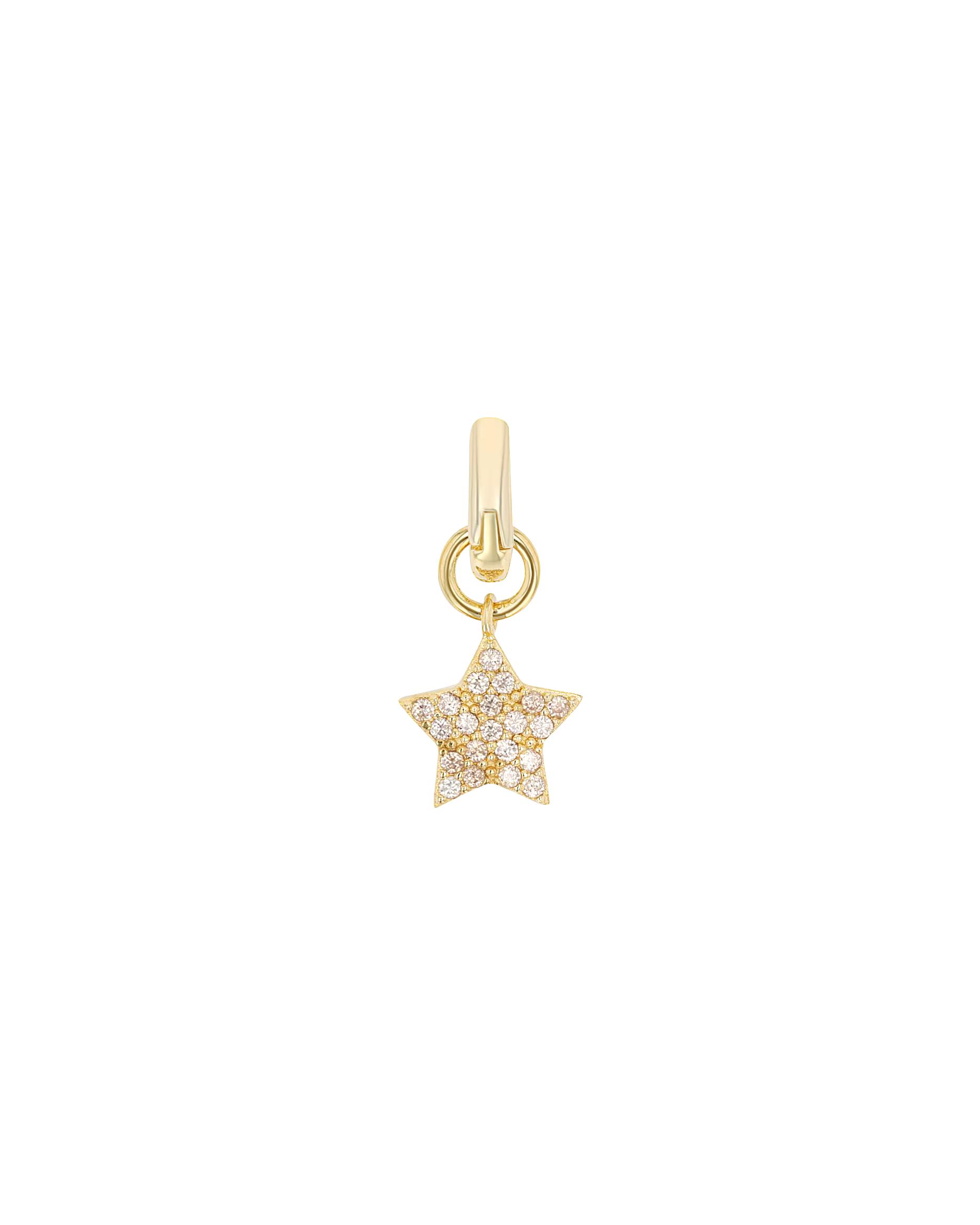 amor jewelry charm for women, 925 sterling silver, zirconia synth. | star
