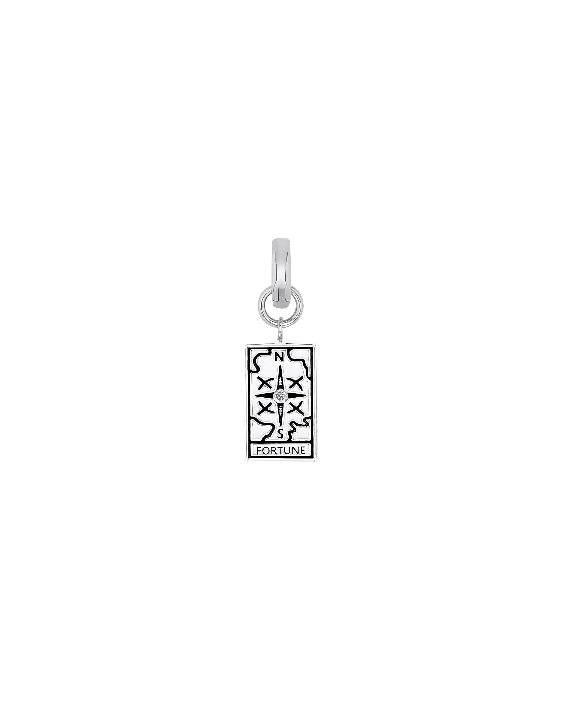 amor jewelry charm for women, 925 sterling silver, zirconia synth. | Tarot cards