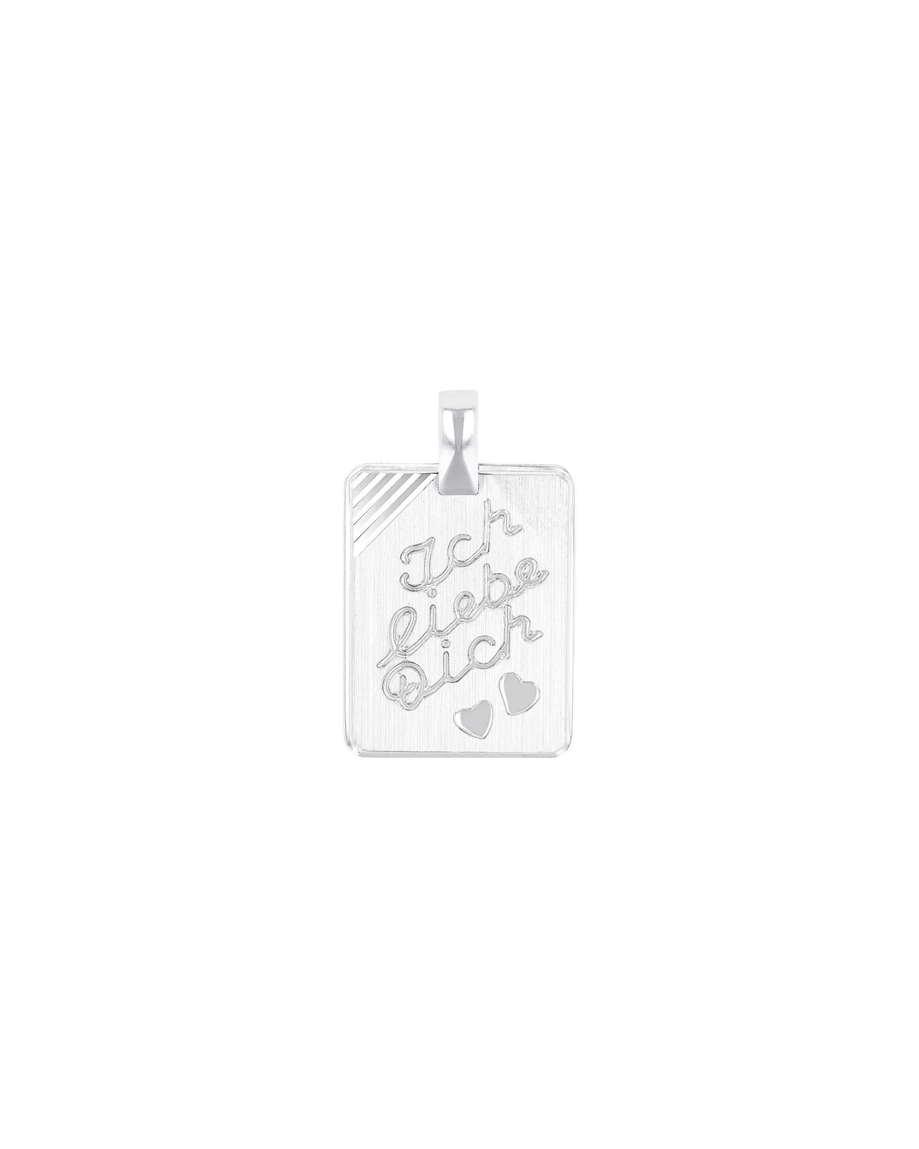 amor jewelry pendant motif pendant for men and women, unisex, 925 sterling silver | Heart