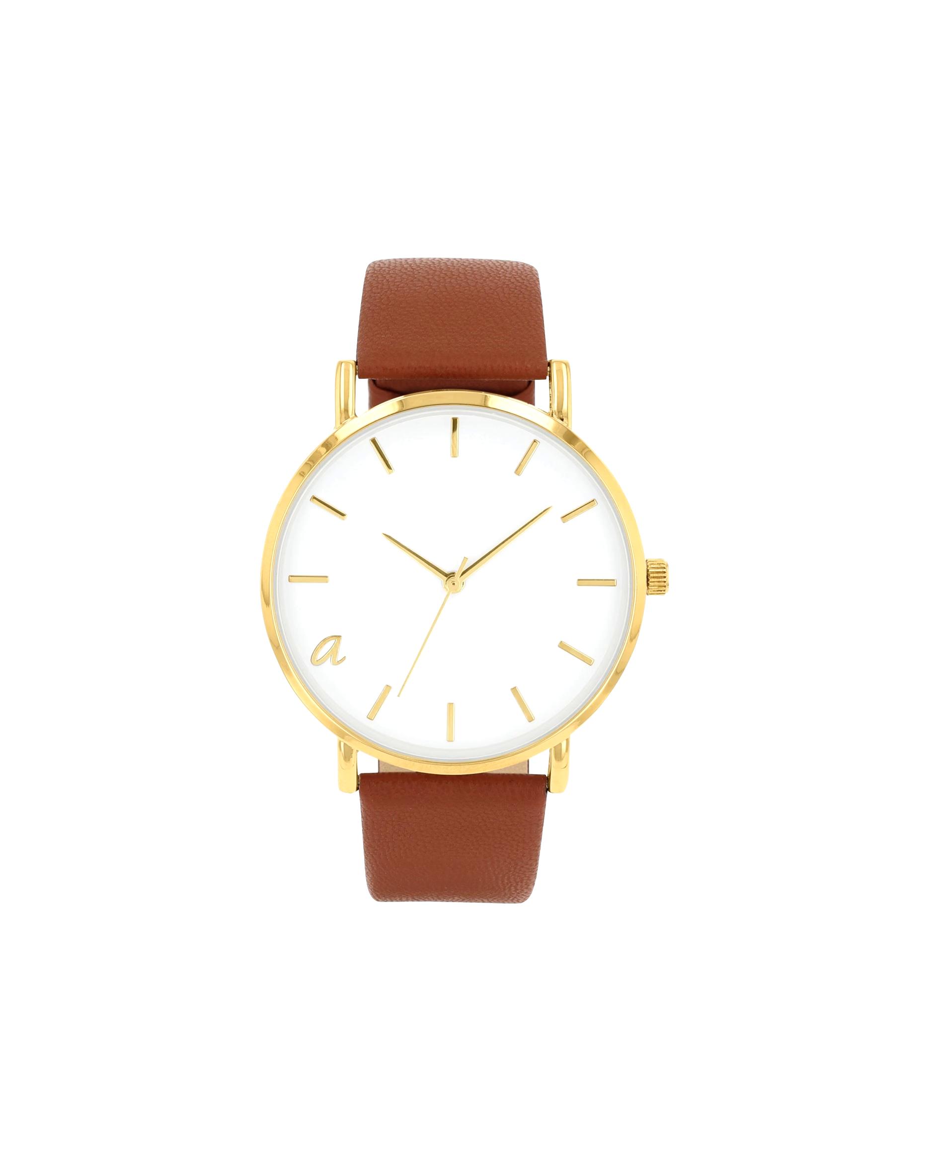 amor watch quartz watch for men and women, unisex IP | Apple leather