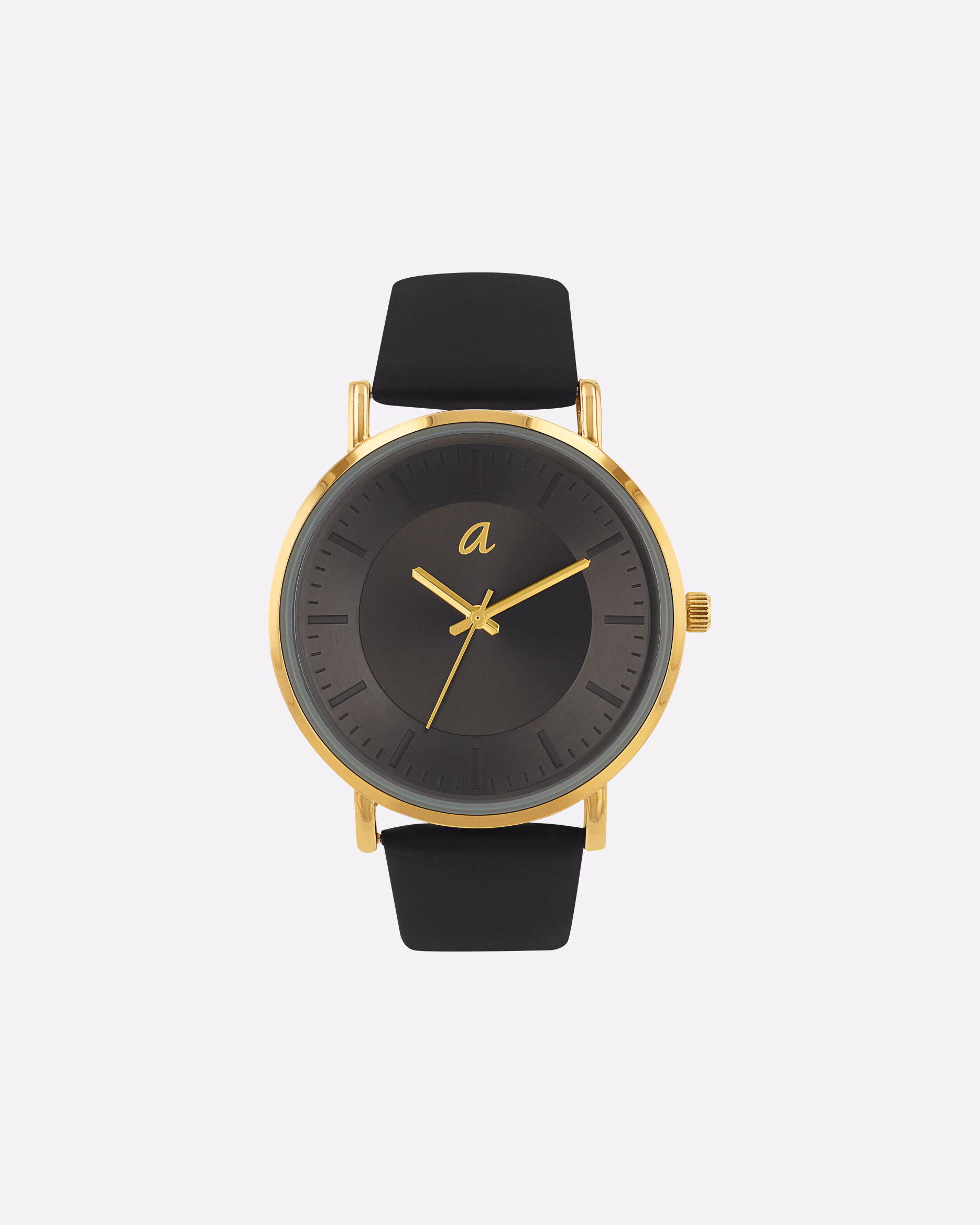 amor watch quartz watch for men and women, unisex IP gold | Apple leather