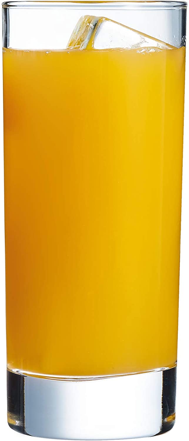Arcoroc Amsterdam Hiball Tumblers 9.5oz / 270ml - Pack of 6 | 27cl Glasses, Amsterdam Highball Glasses, Cocktail Tumblers