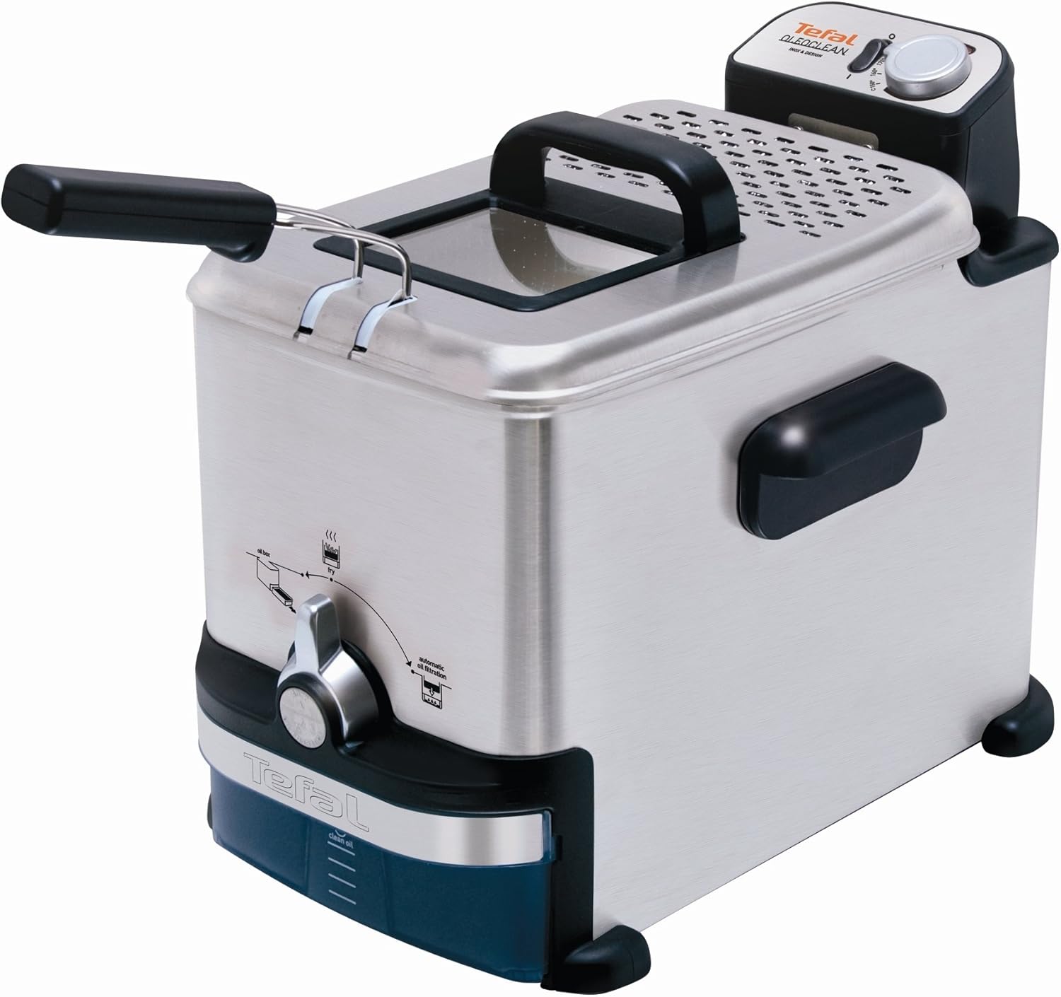 Tefal Fryer Oleoclean Inox Design & FR 7013
