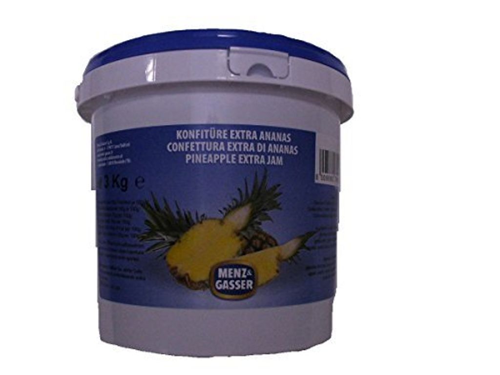 Menz & Gasser Pineapple Jam Extra, 1 pack (1 x 3000 g)