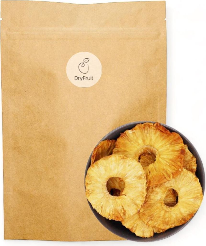 dry-fruit Dried pineapple rings, natural, 1kg 1000g