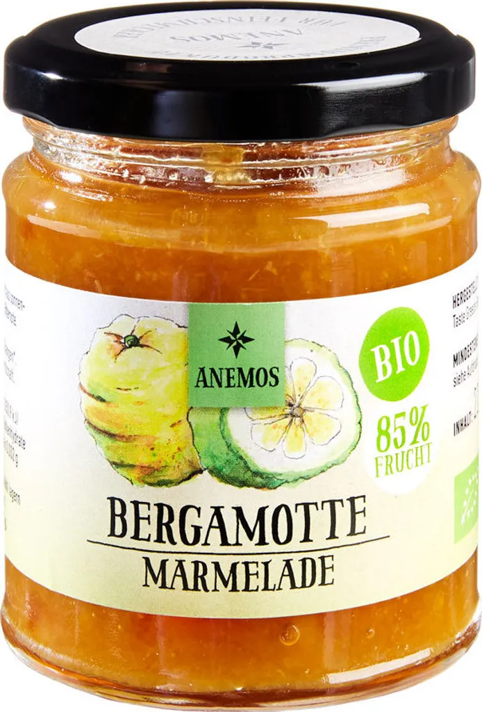 gustiamo Anemos bergamot jam organic