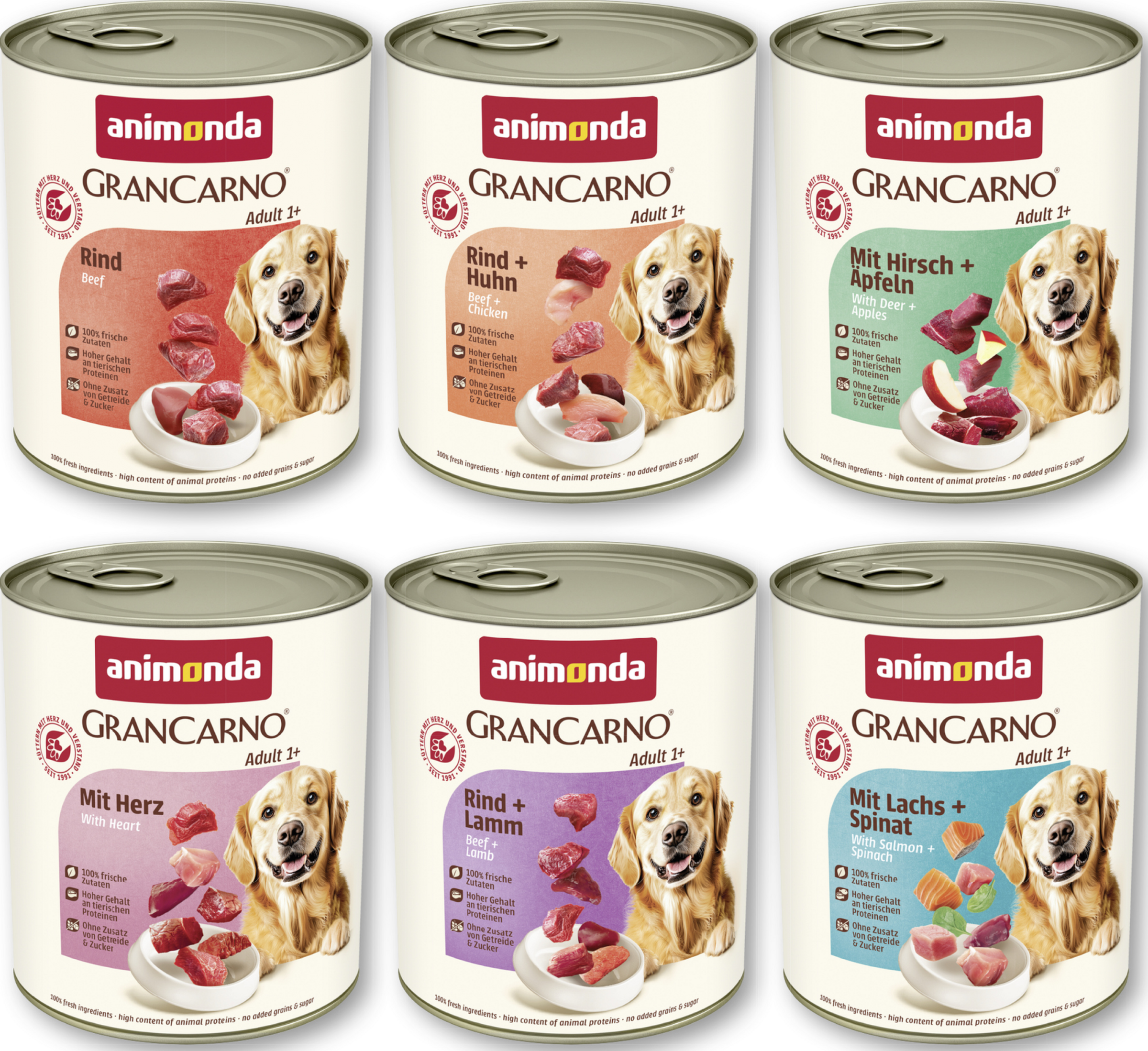 animonda GranCarno Adult Savory Variation II Wet Dog Food 4800g