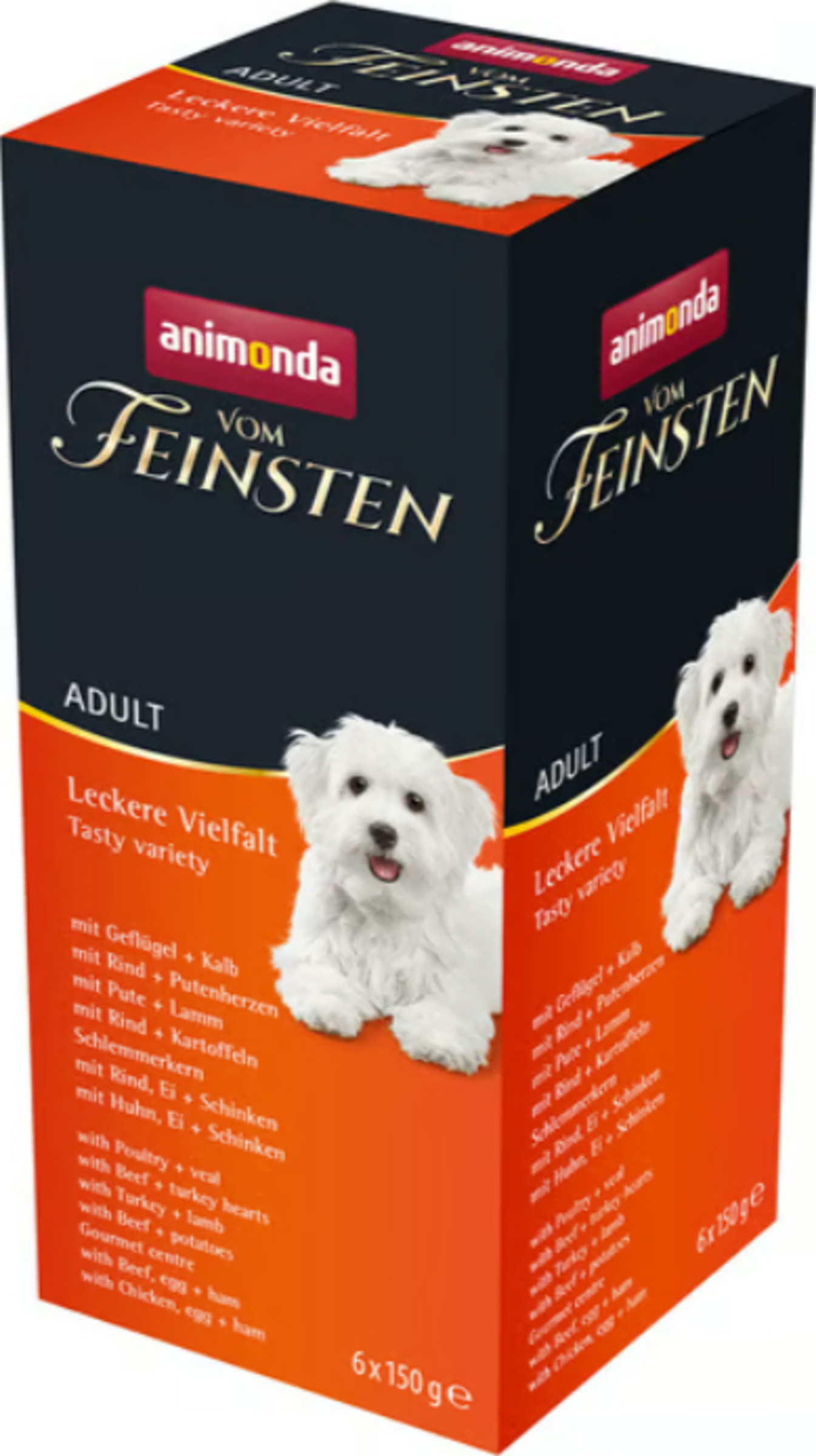 animonda Vom Feinsten Adult Delicious Variety Wet Dog Food 900g