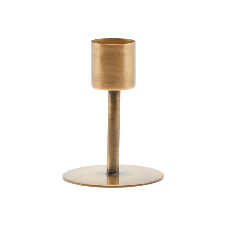 House Doctor Anit Candle Holder Antique Brass