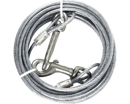 Karlie anchor cable plasticized 6 mm 5 m silver