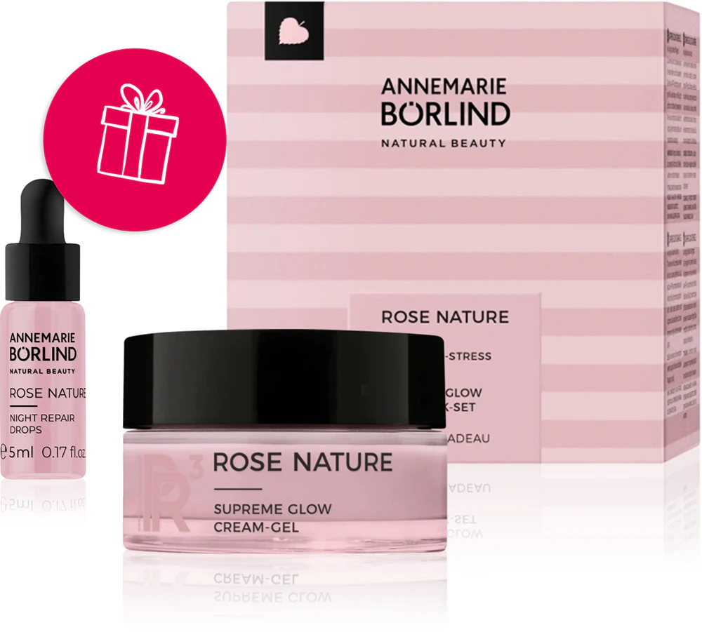 ANNEMARIE BÖRLIND Rose Nature Supreme Glow X-MAS Set Gift set for perfect skin