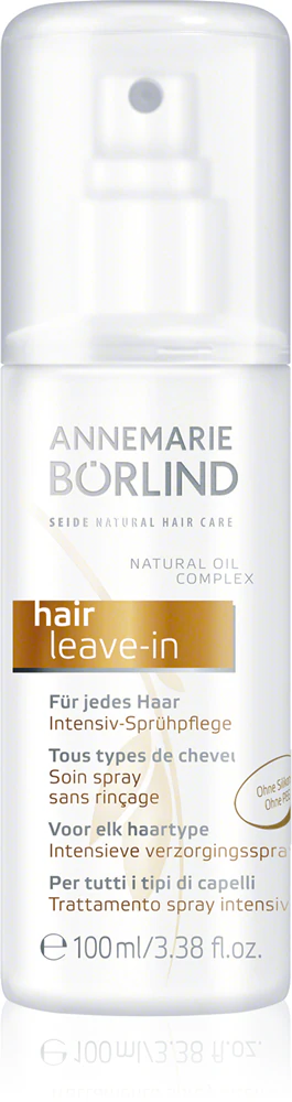 Annemarie Barlind ANNEMARIE BÖRLIND SEIDE NATURAL leave-in conditioner in a spray for shiny and supple hair