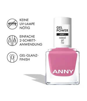 ANNY Gel Power Nail Polish 010, Material Girl