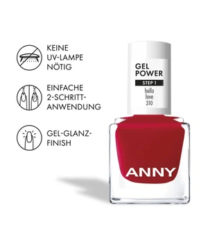 ANNY Gel Power Nail Polish 010, Hello Love