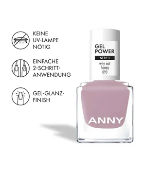 ANNY Gel Power Nail Polish 010, Why Not Honey