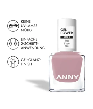 ANNY Gel Power Nail Polish 010, Time Is Now