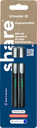 Ballpoint pen set, 2 pieces, 1 pc.